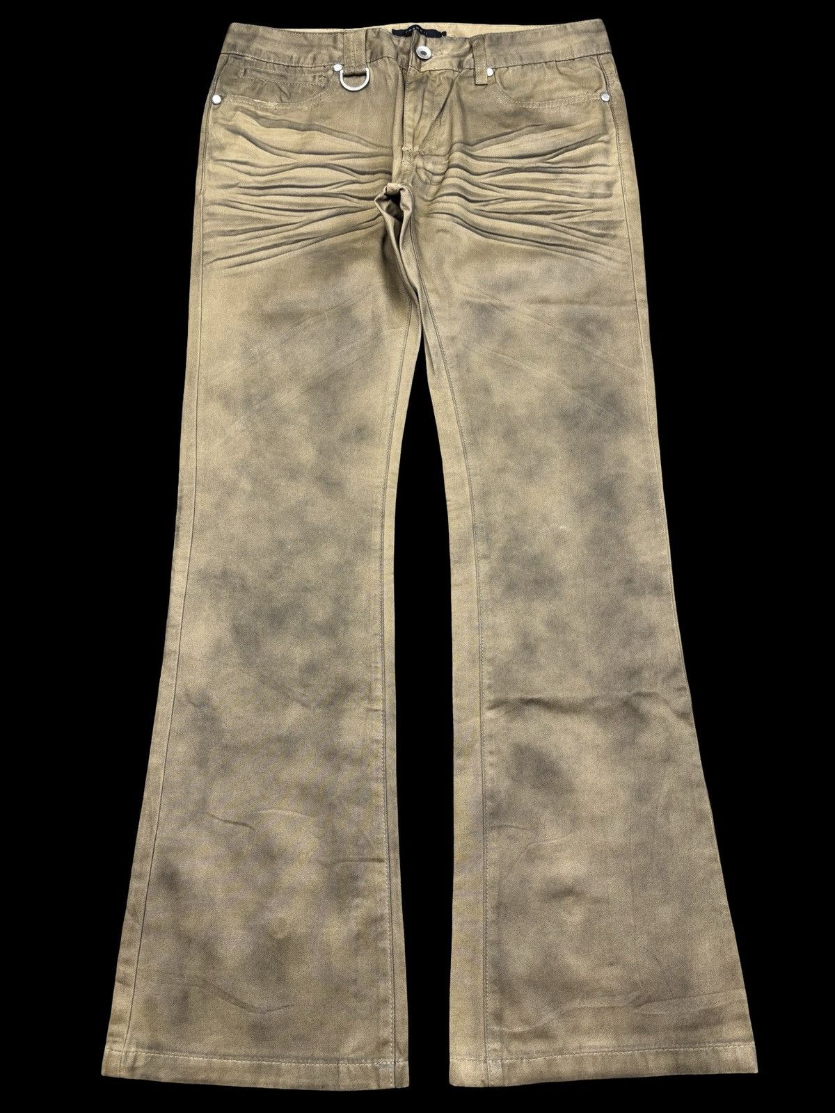 Japanese Brand 💥Super Flare💥 roshell Japan Crazy Fades Pant F953 Size US 32 / EU 48 - 1 Thumbnail