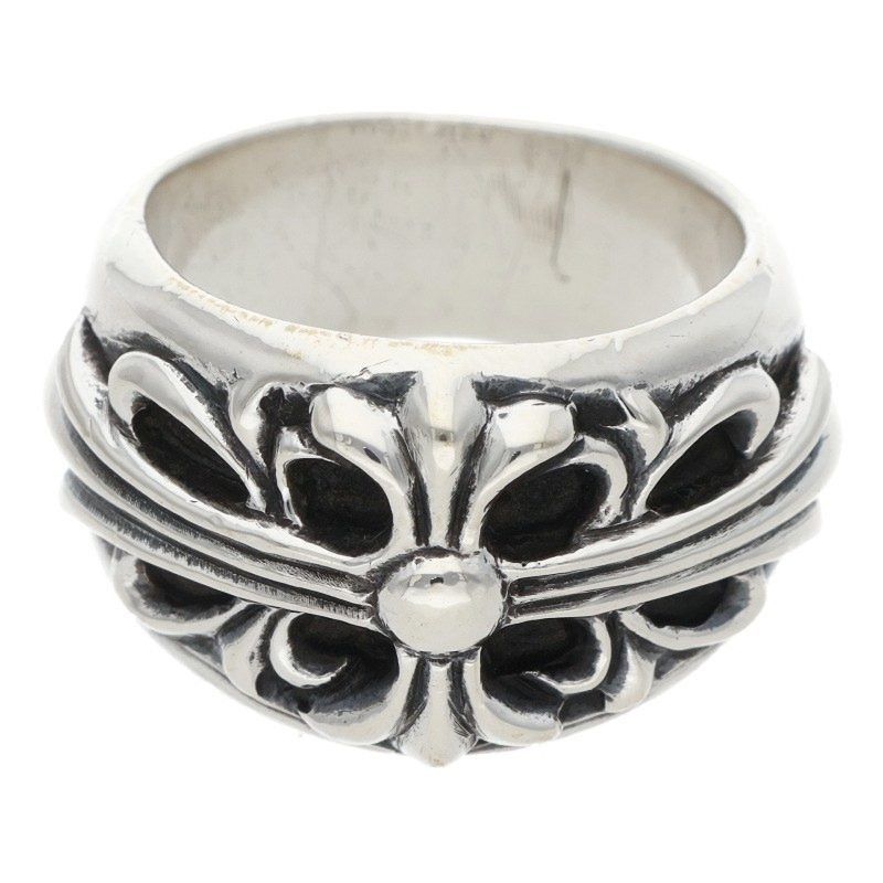 Chrome Hearts Chrome Hearts Floral Cross Heart Ring size 5 | Grailed