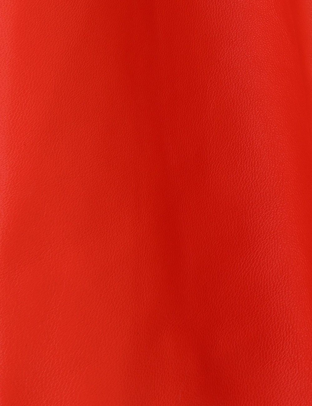 Zimmermann oc11z0525 Tranquillity Leather Mini Dress in Red Size S / US 4 / IT 40 - 6 Thumbnail
