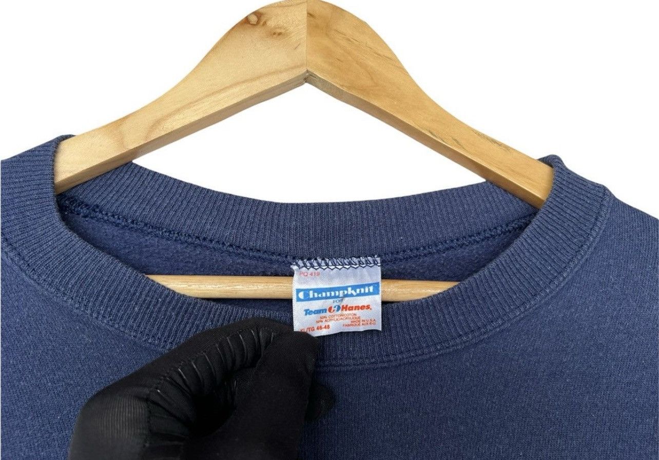 NFL × Vintage Vintage 90s University Of Notre Dame Blue Sweatshirt Size US L / EU 52-54 / 3 - 6 Thumbnail