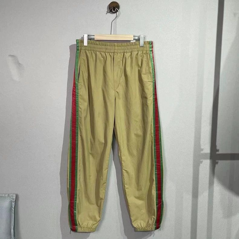 Gucci Gucci Beige Side Stripe Casual Pants-2508 Size US 36 / EU 52 - 1 Thumbnail