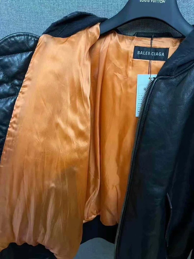 Balenciaga Balenciaga Bomber leather jacket-2507 Size S / US 4 / IT 40 - 6 Thumbnail