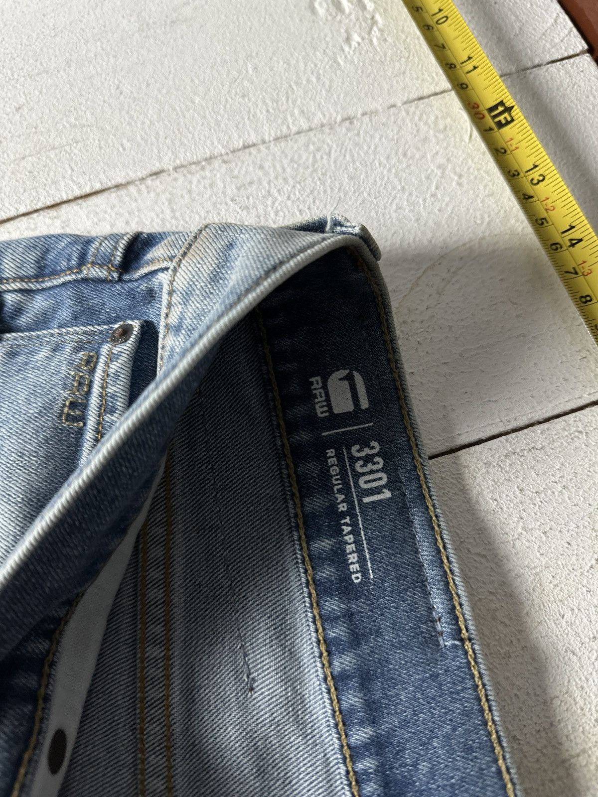 G-Star 🚨PUNK G STAR OPIUM 96 BLUE MENS JEANS Y2k BIKER Size US 36 / EU 52 - 9 Thumbnail