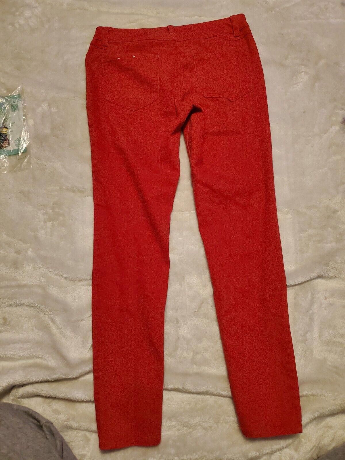 Designer D.Jeans Women Red Jeans 6 Size 28" / US 6 / IT 42 - 3 Thumbnail