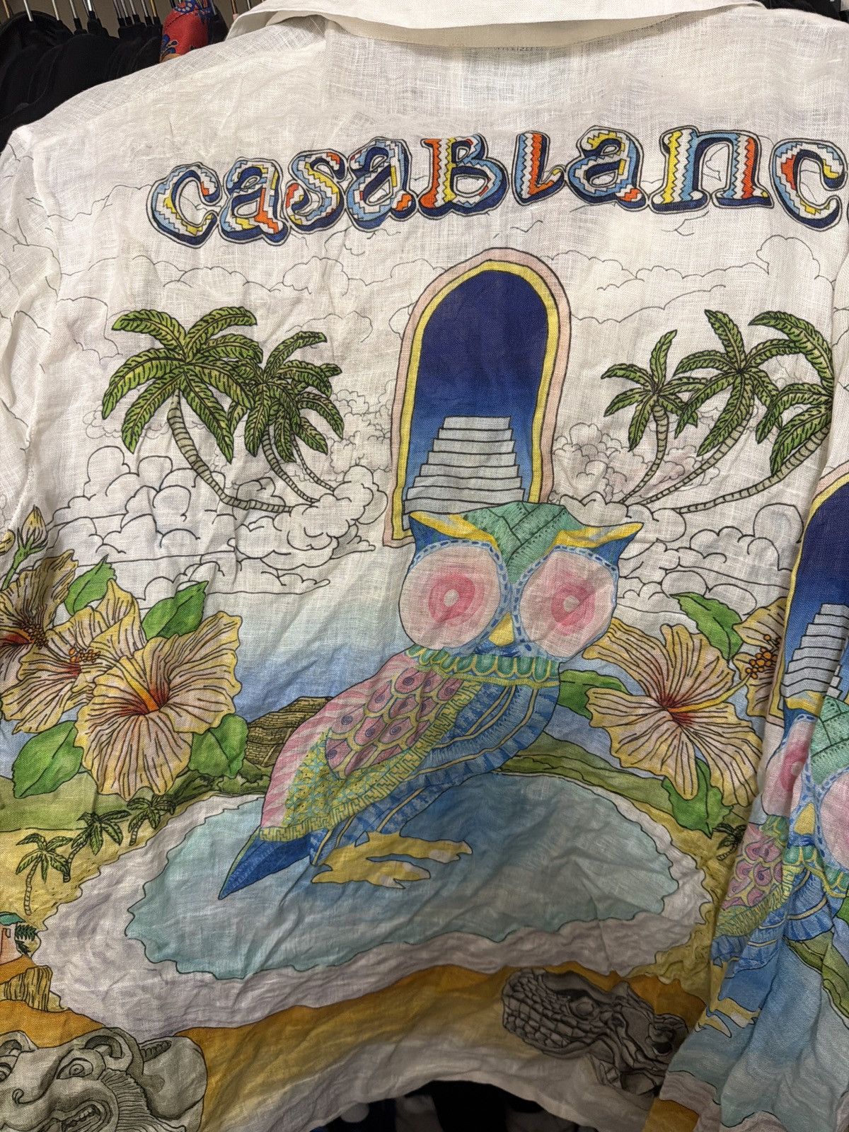 Casablanca Casablanca Cuban Collar Long Sleeve Shirt Multi Longsleeves Size US XL / EU 56 / 4 - 3 Thumbnail