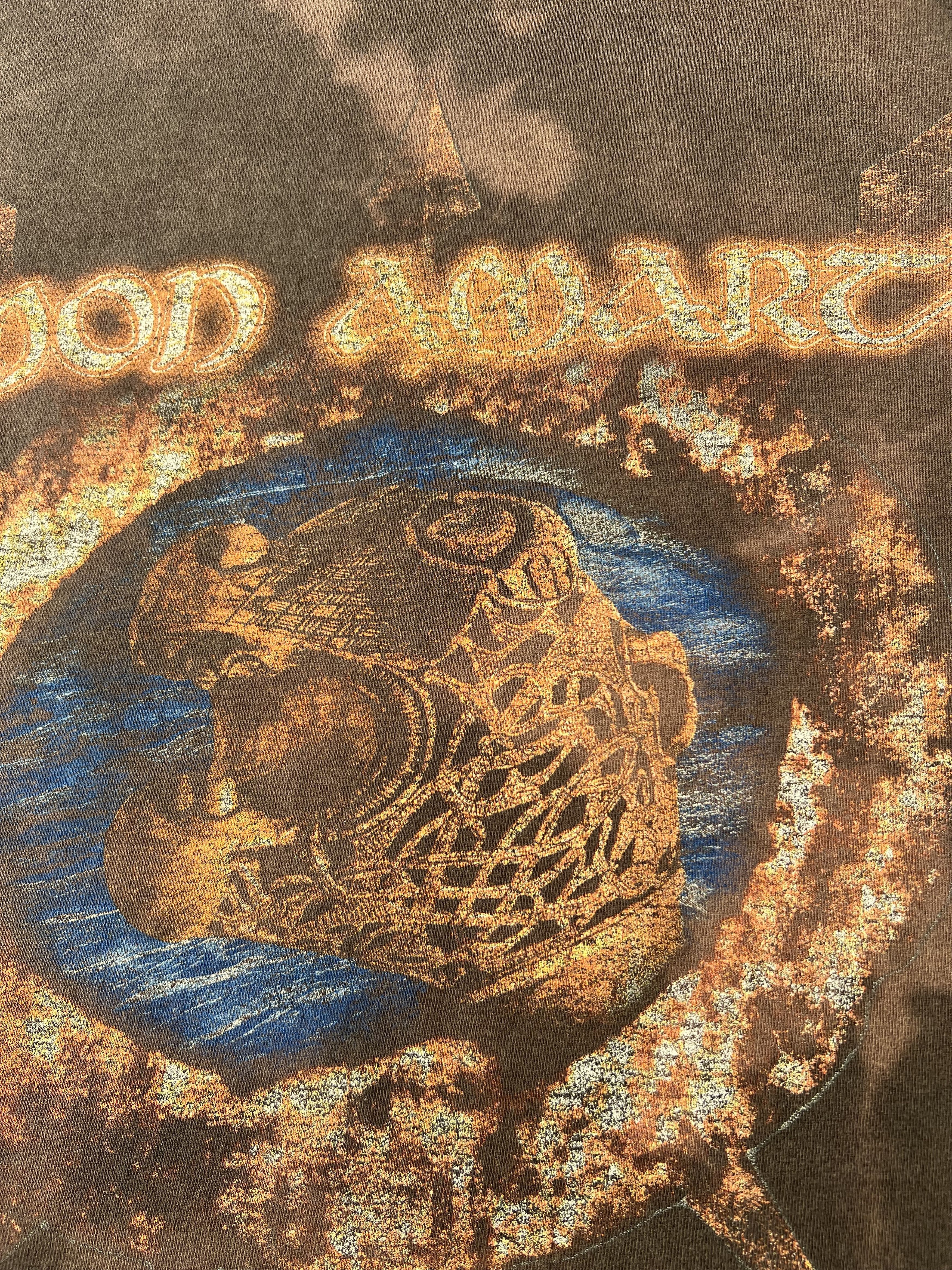 Band Tees Vintage 2000s Amon Amarth Metal Band Bleach Tie Dye T-shirt Size US XL / EU 56 / 4 - 4 Thumbnail