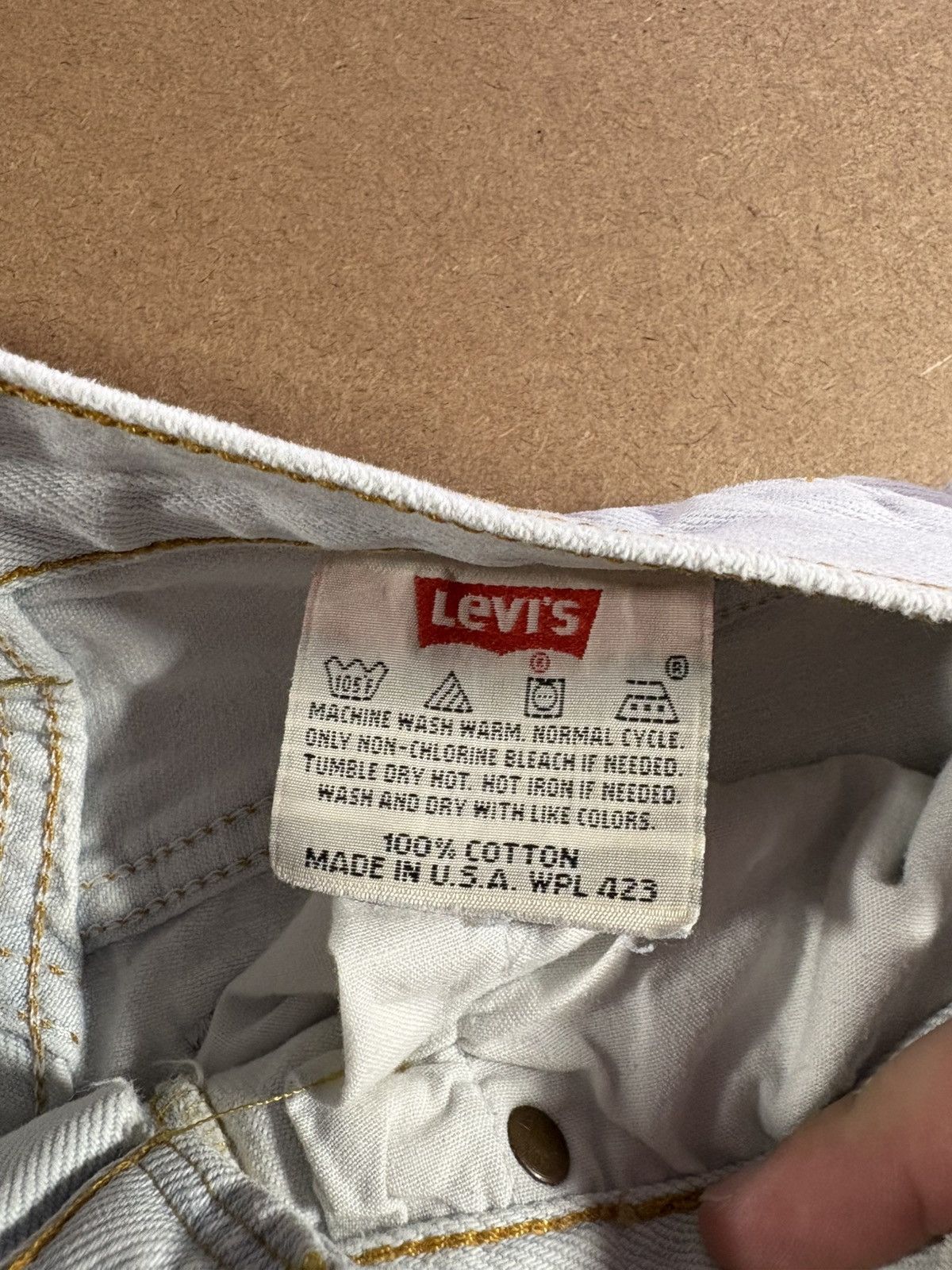 Levi's Vintage Clothing Vintage Levi’s 501 Jeans Made in USA Light Wash Denim Size M Size 30" / US 8 / IT 44 - 4 Thumbnail