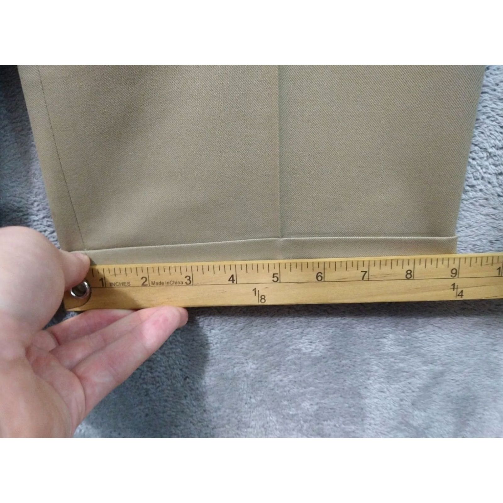Dockers DOCKERS Pants Mens 42x30 Beige Dress Chino Classic Fit Pleated Cuffed Size US 42 / EU 58 - 6 Thumbnail