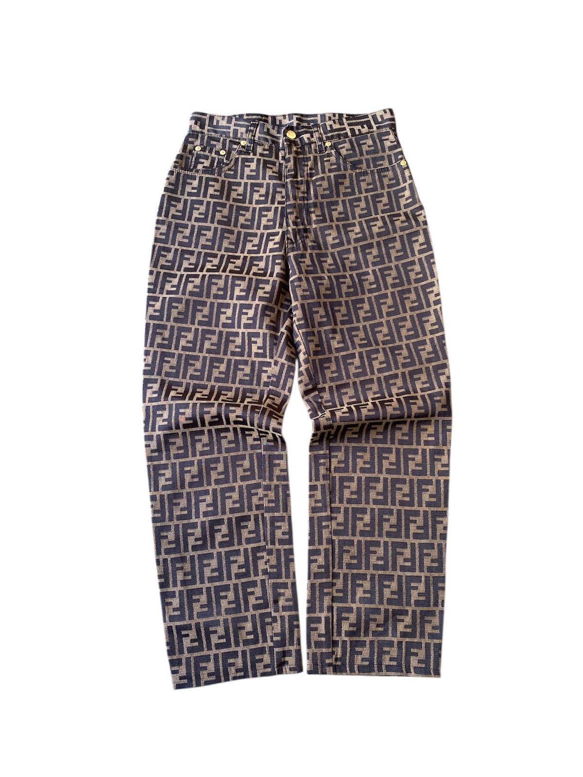Fendi Pants Monogram FENDI フェンディ ヴィンテージ パンツ サイズ29