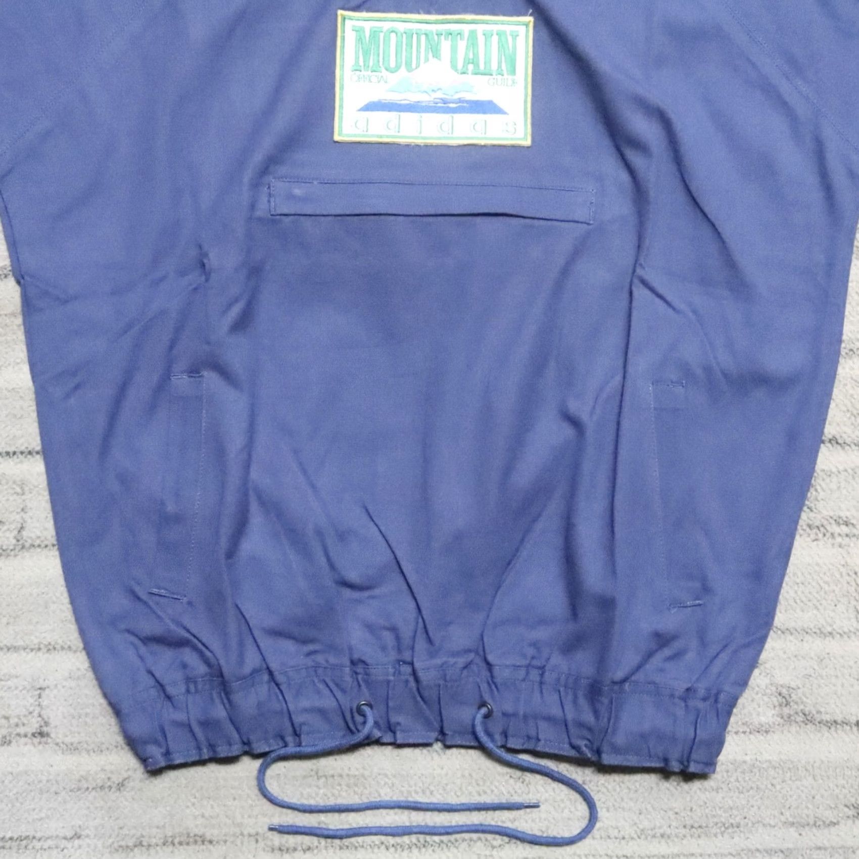 Adidas Vintage Adidas Mountain Jacket - Men M Blue Pullover Jacket Size US M / EU 48-50 / 2 - 7 Thumbnail