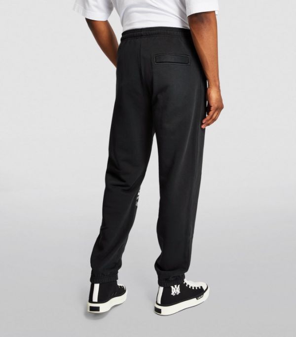 Marcelo Burlon o1mris0824 Relax Sweatpants in Black Size US 30 / EU 46 - 6 Thumbnail
