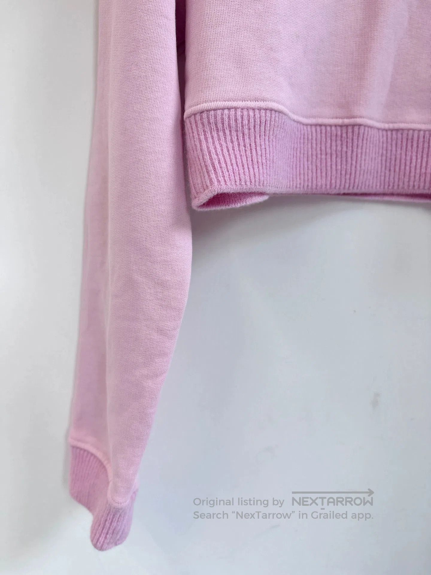 Loewe Loewe Women's Pink Crop Sweatshirt S. Size US S / EU 44-46 / 1 - 3 Thumbnail