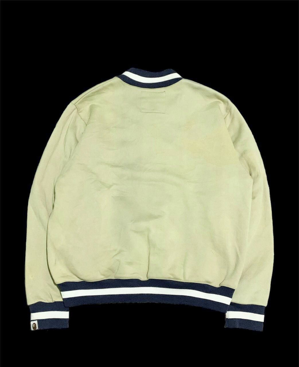 Bape × Vintage Vintage 90s Bape Logo Varsity Jacket Size US M / EU 48-50 / 2 - 2 Thumbnail