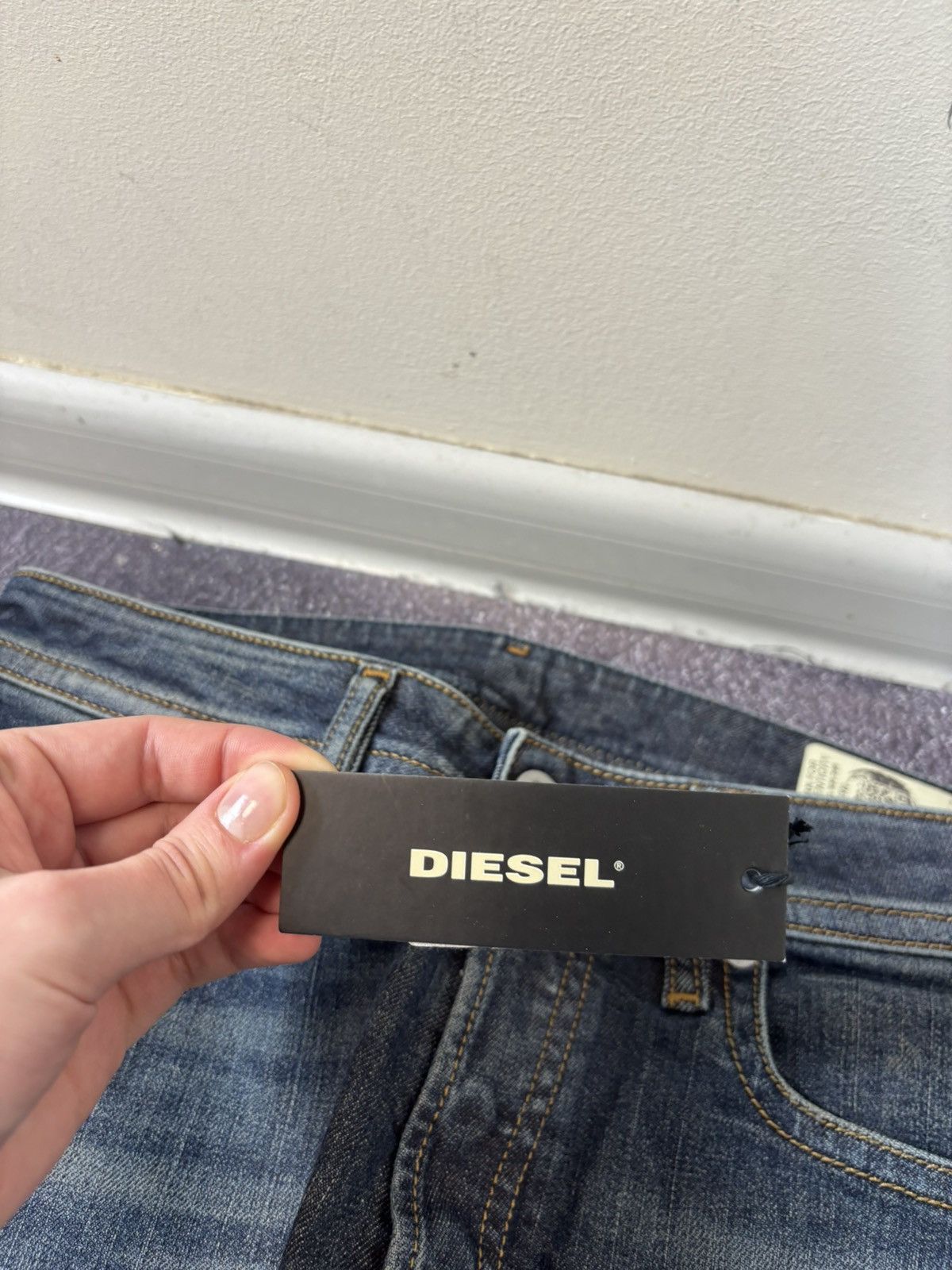 Diesel Diesel Buster Regular Slim Tapered NWT Stretch Denim Jeans Size US 28 / EU 44 - 7 Thumbnail