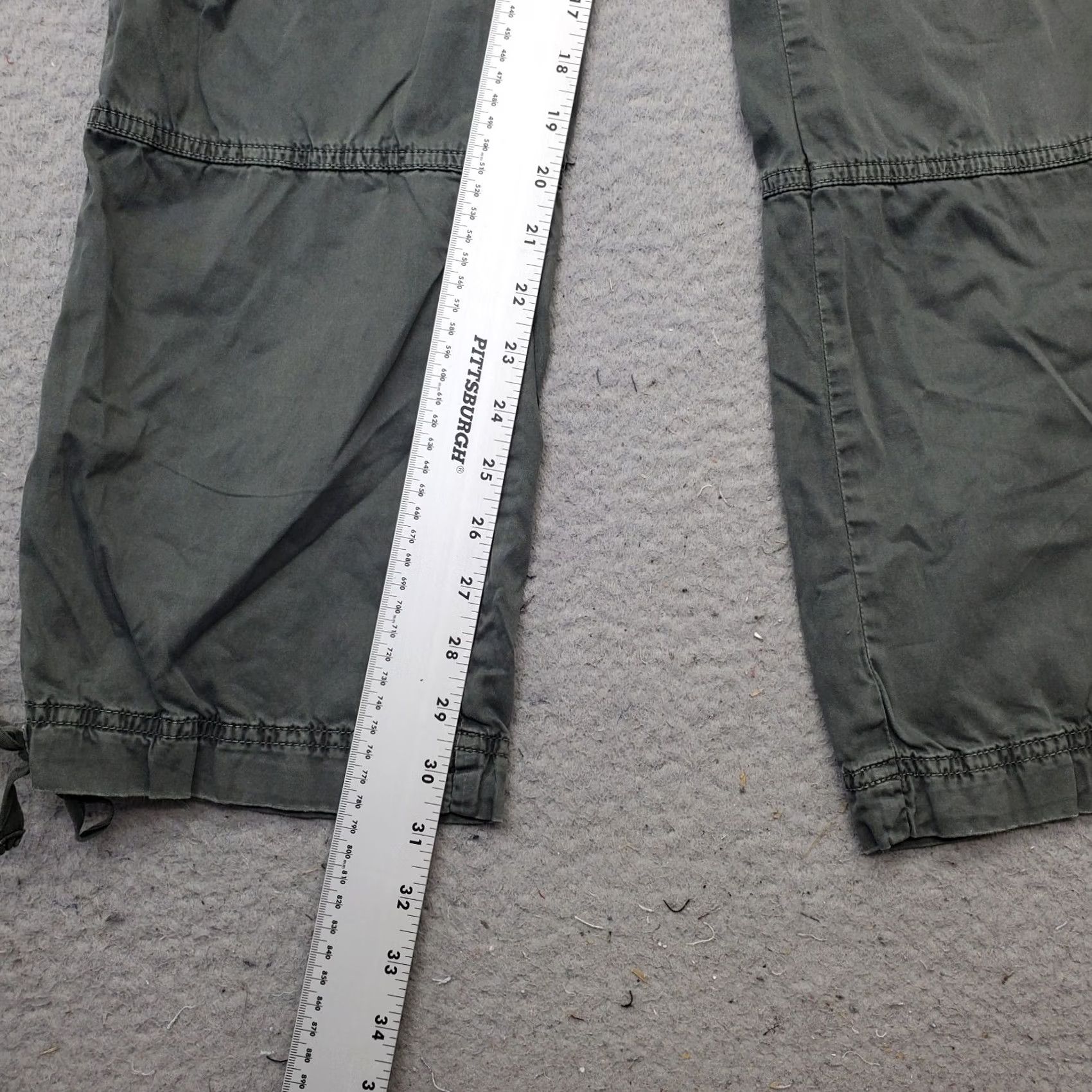 American Eagle Outfitters American Eagle Outfitters Cargo Pants Womens 31 Multi Stretch Drawstring Ankle Pants Size 24" / US 00 / IT 34 - 4 Thumbnail