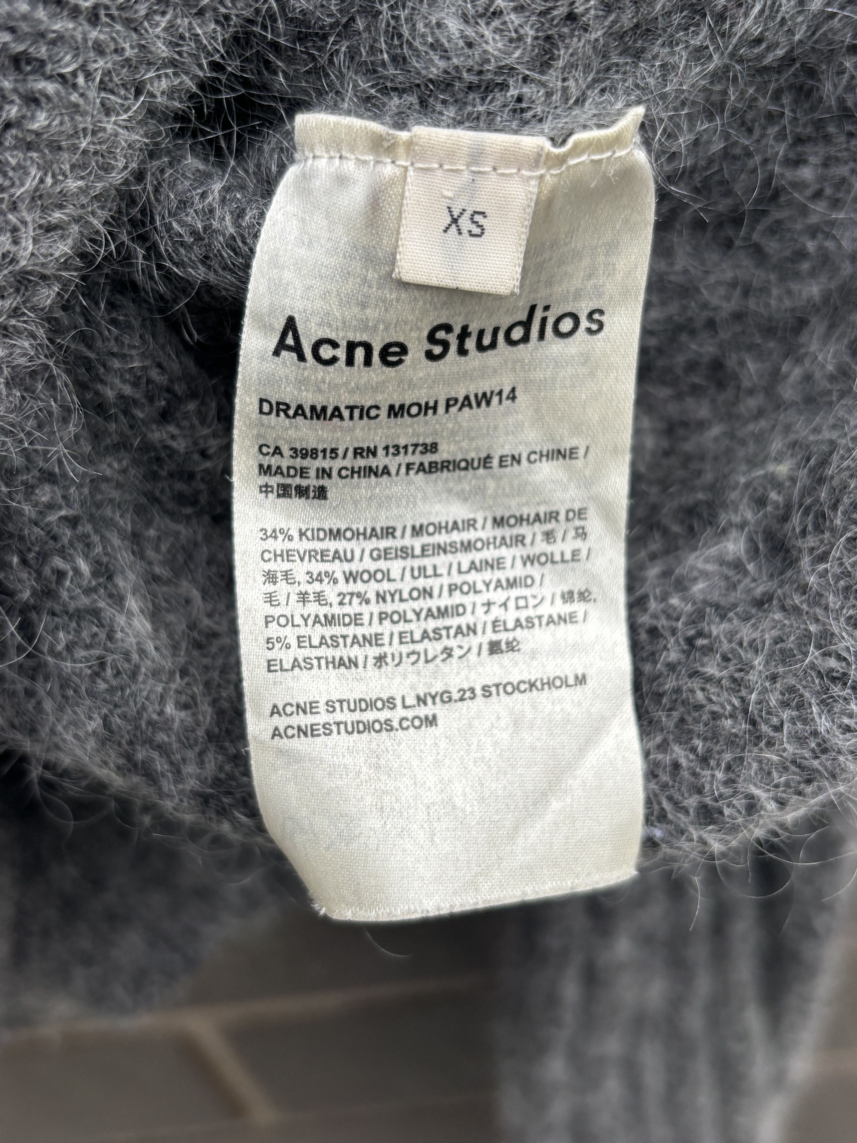 Acne Studios RARE GRAIL Acne Studios Ribbed Mohair Knit Dramatic PAW14 Size XL / US 12-14 / IT 48-50 - 5 Thumbnail