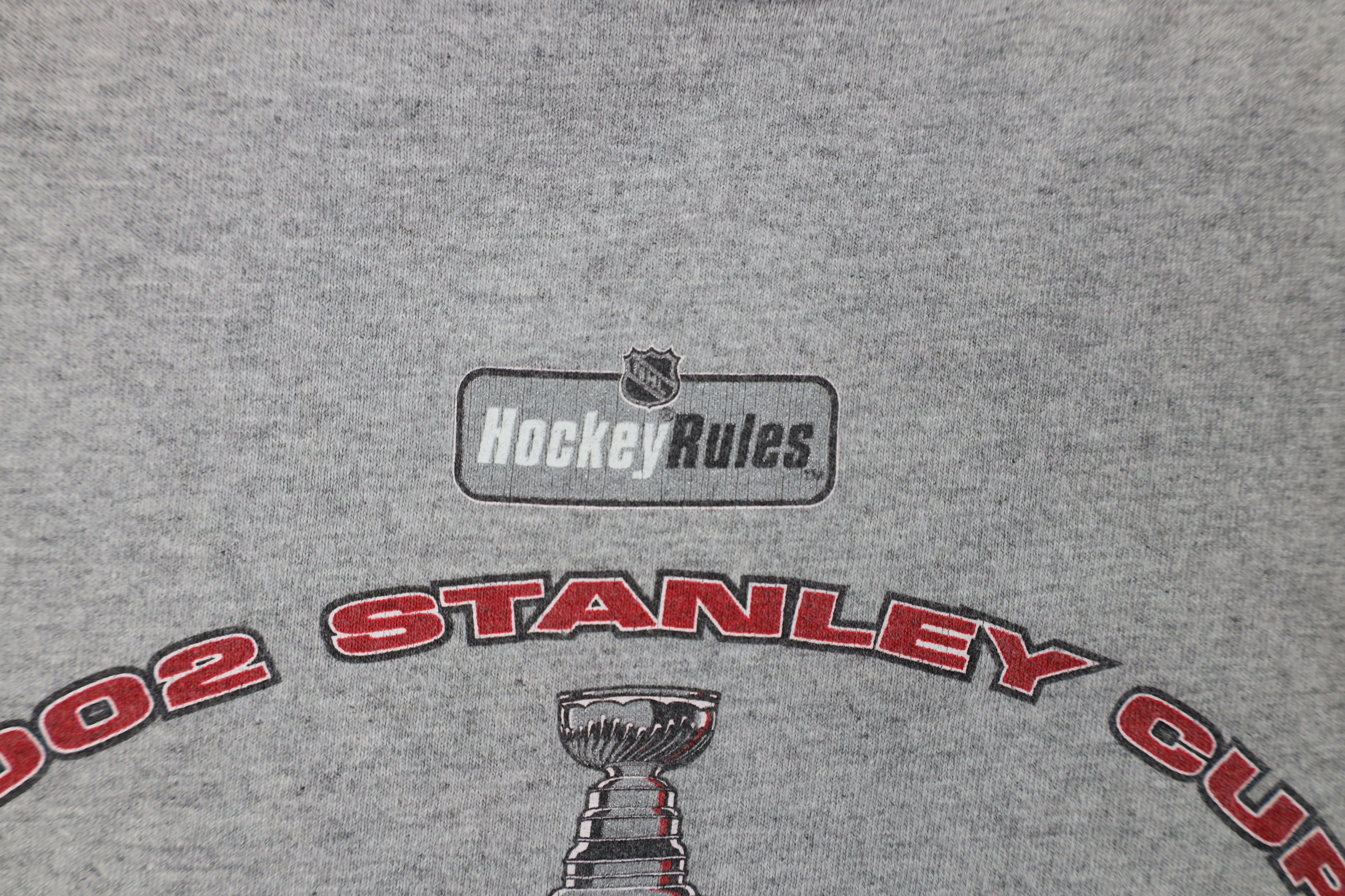 Vintage Vintage 2002 Stanley Cup Champs Detroit Red Wings T-Shirt Size US L / EU 52-54 / 3 - 5 Thumbnail