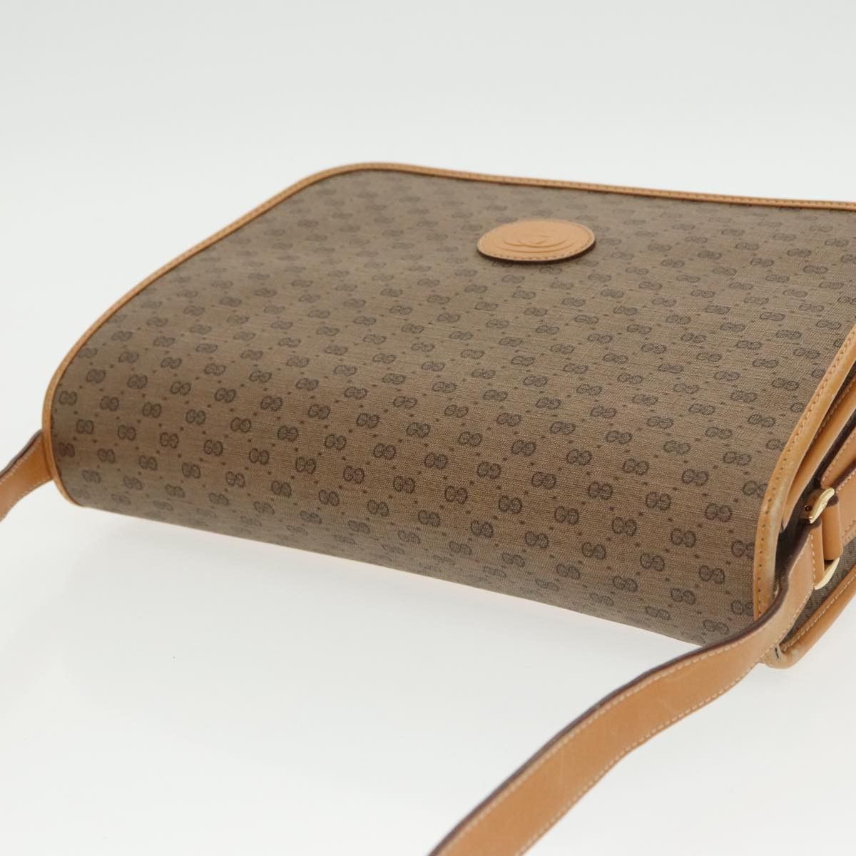 Gucci GUCCI Micro GG Supreme Shoulder Bag Pvc Beige Gold 001 104 Size ONE SIZE - 6 Thumbnail