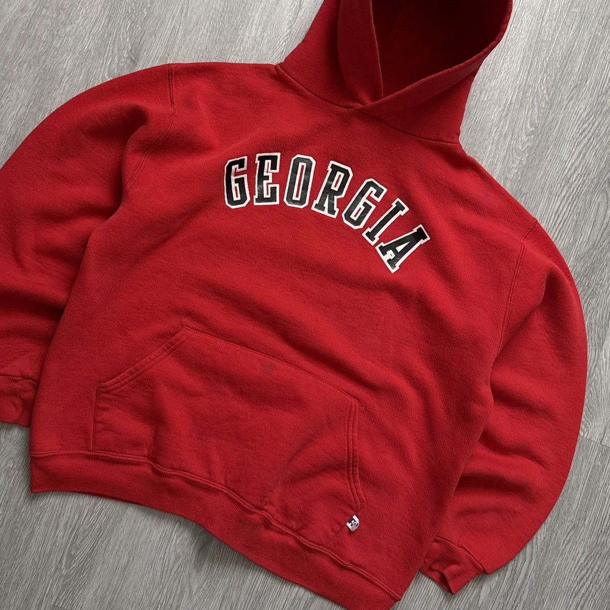 Russell Athletic Vintage 90s Russell Athletic Georgia Hoodie - Tagged Large Size US S / EU 44-46 / 1 - 2 Thumbnail