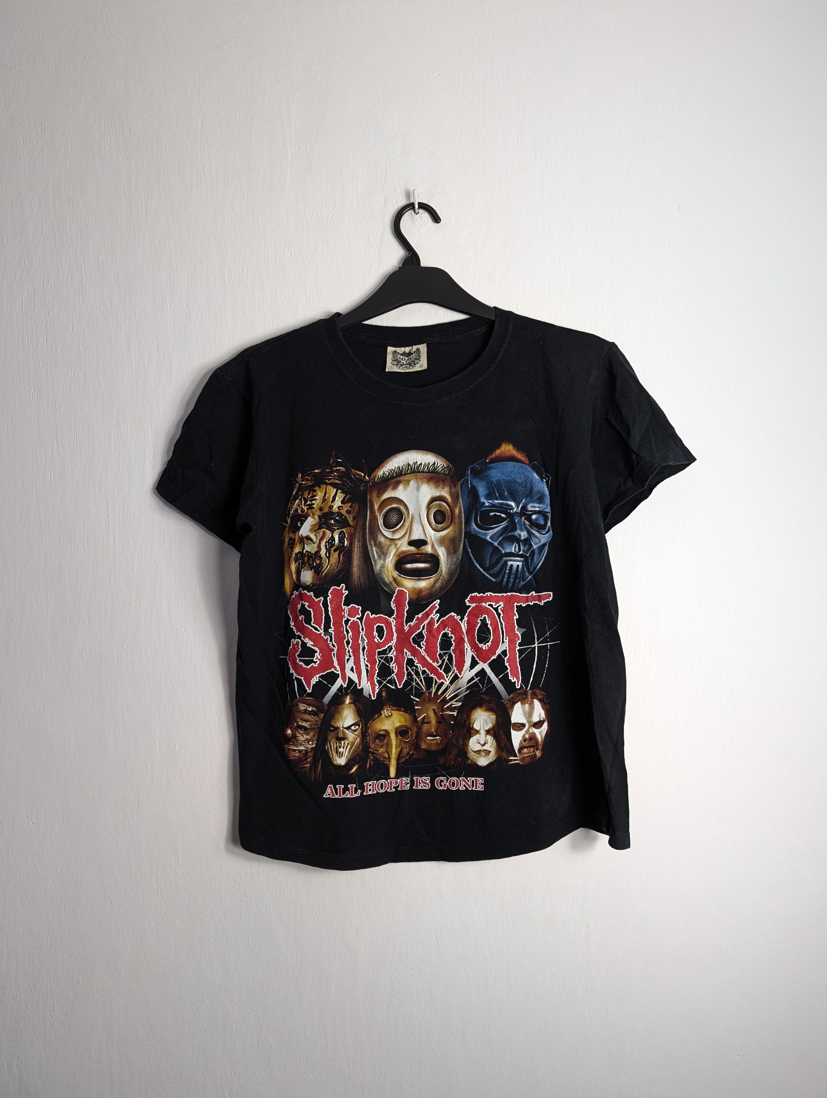 Band Tees × Slipknot Vintage Slipknot All Hope Is Gone T-Shirt Band Tour Merch Size US M / EU 48-50 / 2 - 1 Thumbnail