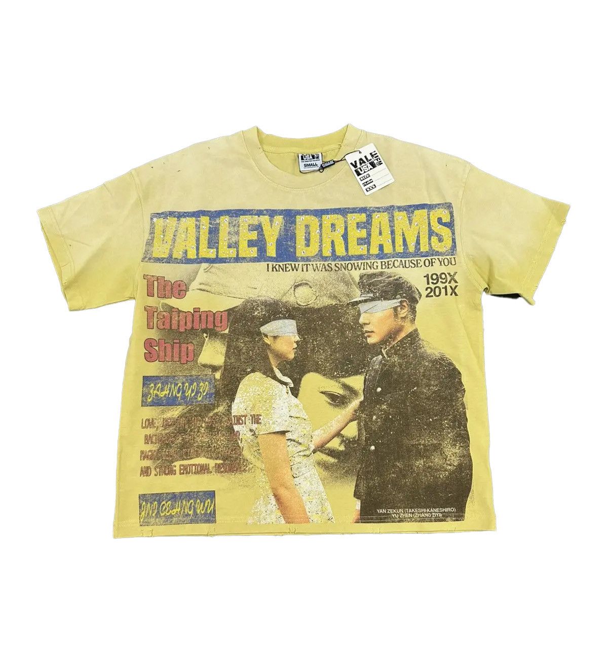 Other Vale Forever The Taiping Ship Bling Tee Yellow Size L Size US L / EU 52-54 / 3 - 1 Thumbnail