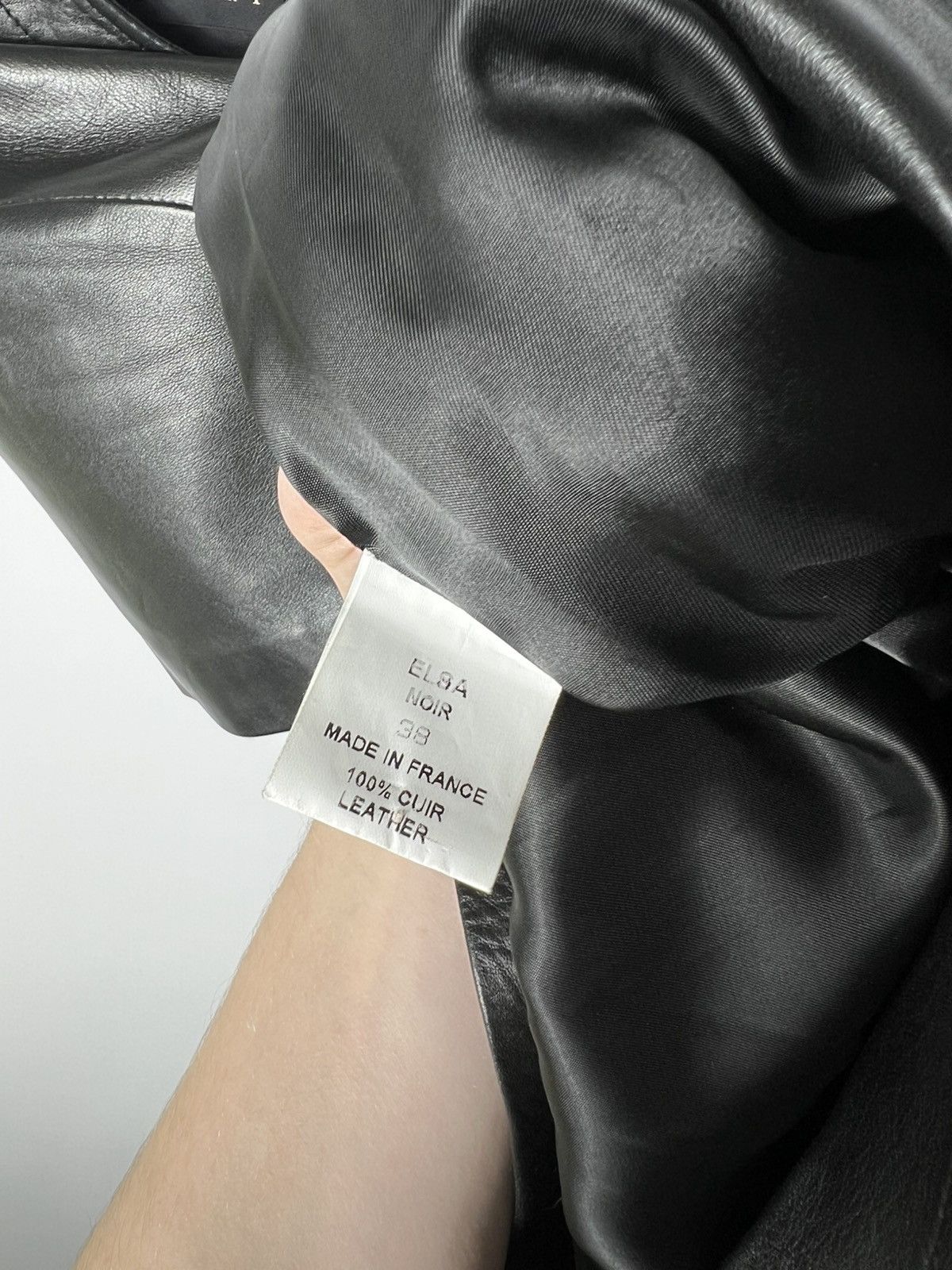 Vintage Vintage luxury designer Ventcouvert Leather Dress Size FR 38 Size S / US 4 / IT 40 - 8 Thumbnail