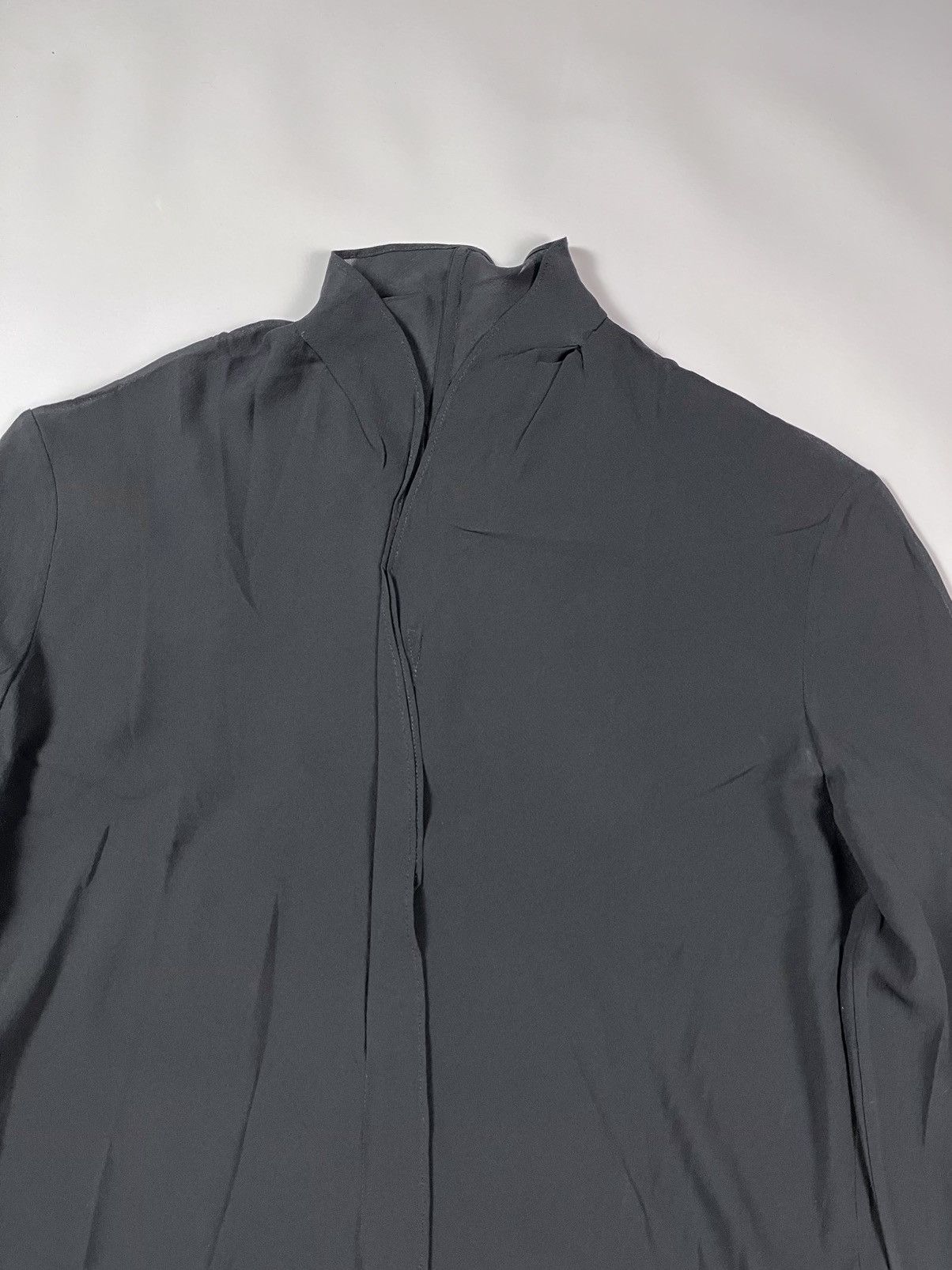 Yohji Yamamoto YOHJI YAMAMOTO+NOIR SILK BLOUSE Size M / US 6-8 / IT 42-44 - 8 Thumbnail