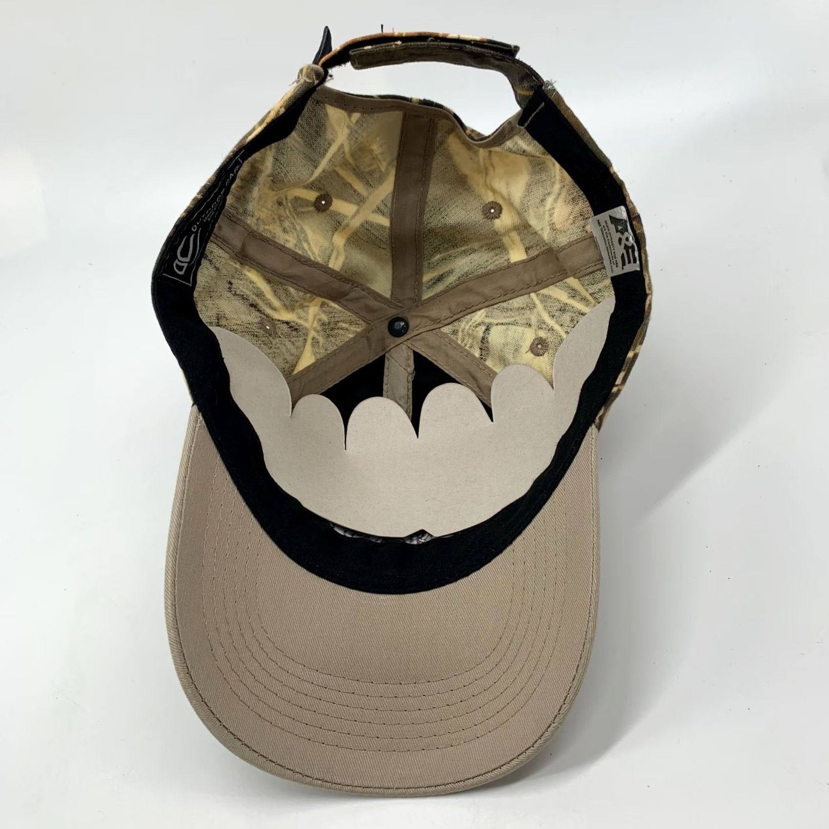 Vintage VINTAGE Outdoor Cap A&E Duck Dynasty Camo Adjustable Baseball Hat Tan Men's One Size Size ONE SIZE - 4 Thumbnail