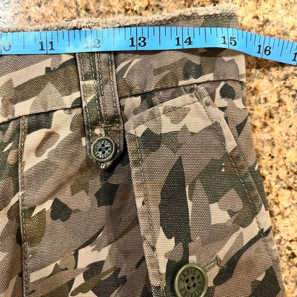 Zadig & Voltaire Zadig & Voltaire Pilote Camo Heart Print Cropped Combat Pan Size 28" / US 6 / IT 42 - 5 Thumbnail