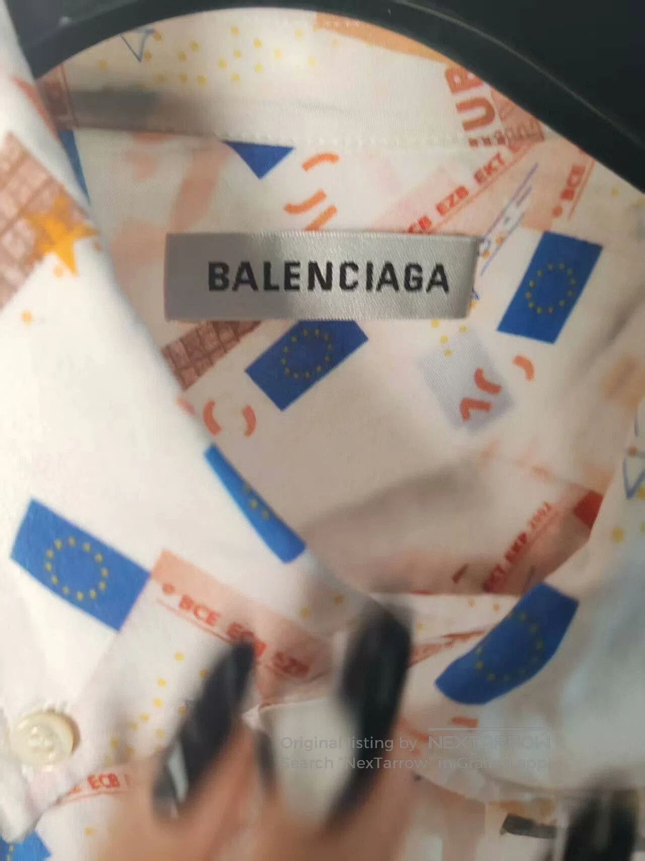Balenciaga Authentic Balenciaga Short Sleeve Shirt. Size US M / EU 48-50 / 2 - 3 Thumbnail