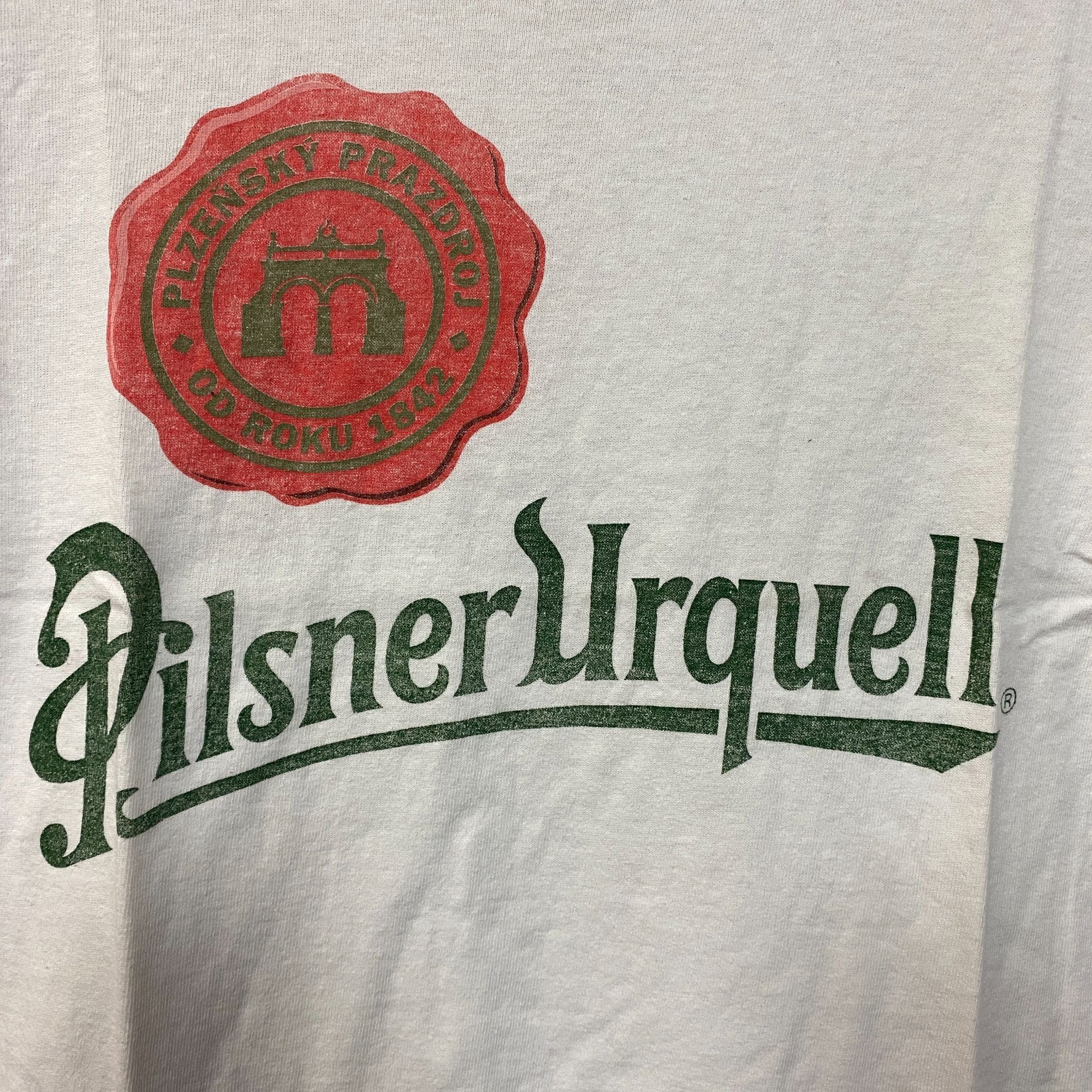 Junk Food Luv Pilsner Urquell Logo Graphic T-Shirt XS Size US XS / EU 42 / 0 - 2 Thumbnail