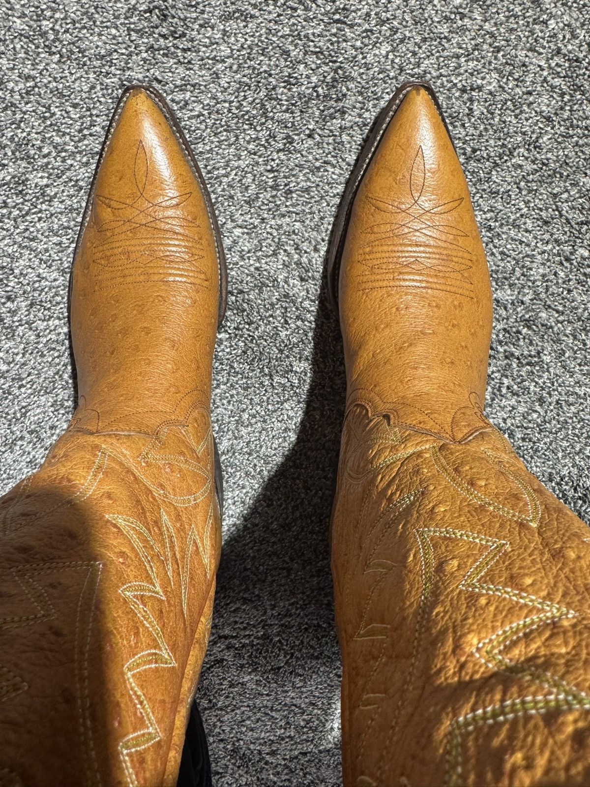 Nocona Boots Exotic Early 60s Nocona Men's Cowboy Boots Size 9B The Big O Size US 9 / EU 42 - 9 Thumbnail