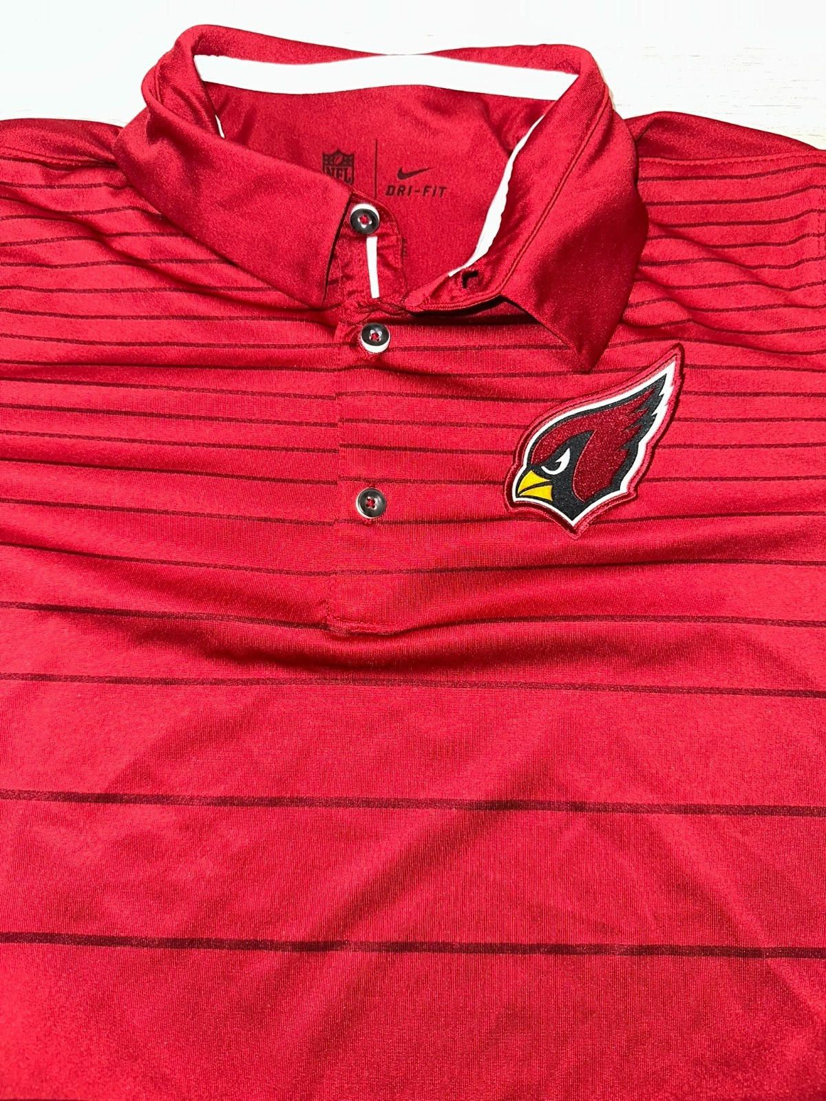 Nike Arizona Cardinals Polo S – Nike Dri-FIT, Embroidered Logo Size US S / EU 44-46 / 1 - 2 Thumbnail