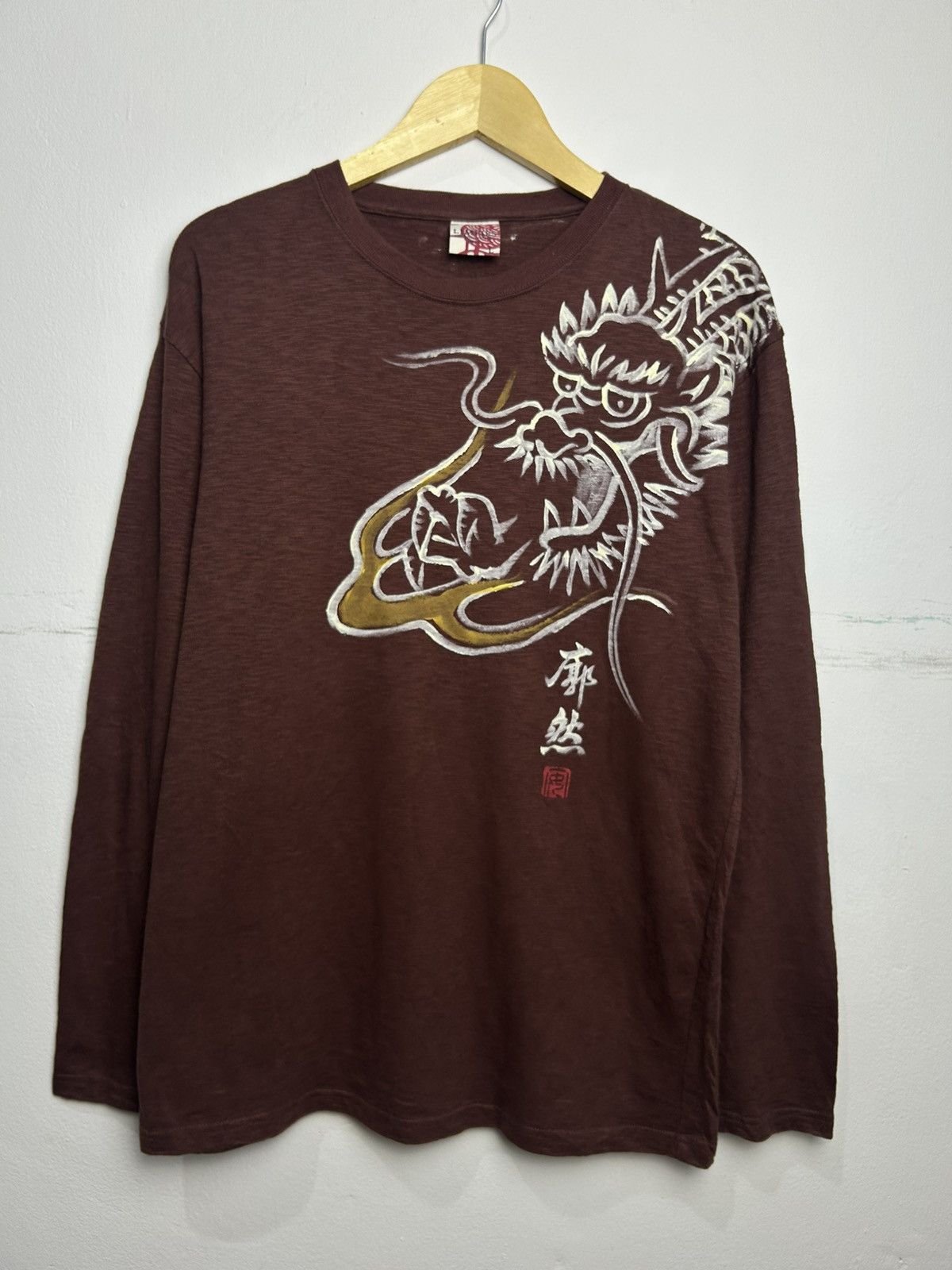 Japanese Brand Aesthetic reform japanese sukajan longsleeve Size US L / EU 52-54 / 3 - 1 Thumbnail
