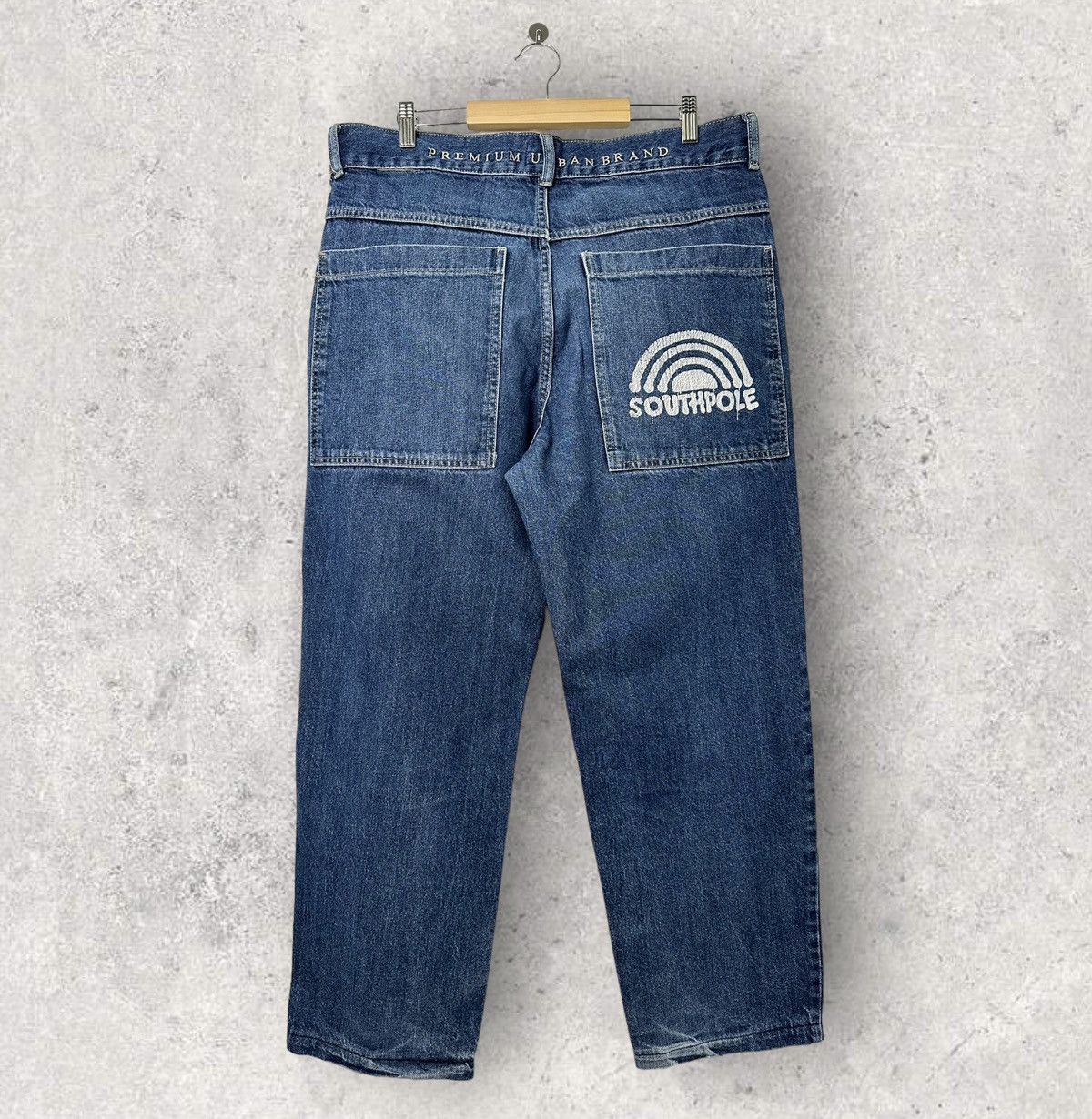 Southpole Y2K Vintage SOUTHPOLE Baggy Denim Pants Wide Leg Size US 34 / EU 50 - 1 Thumbnail