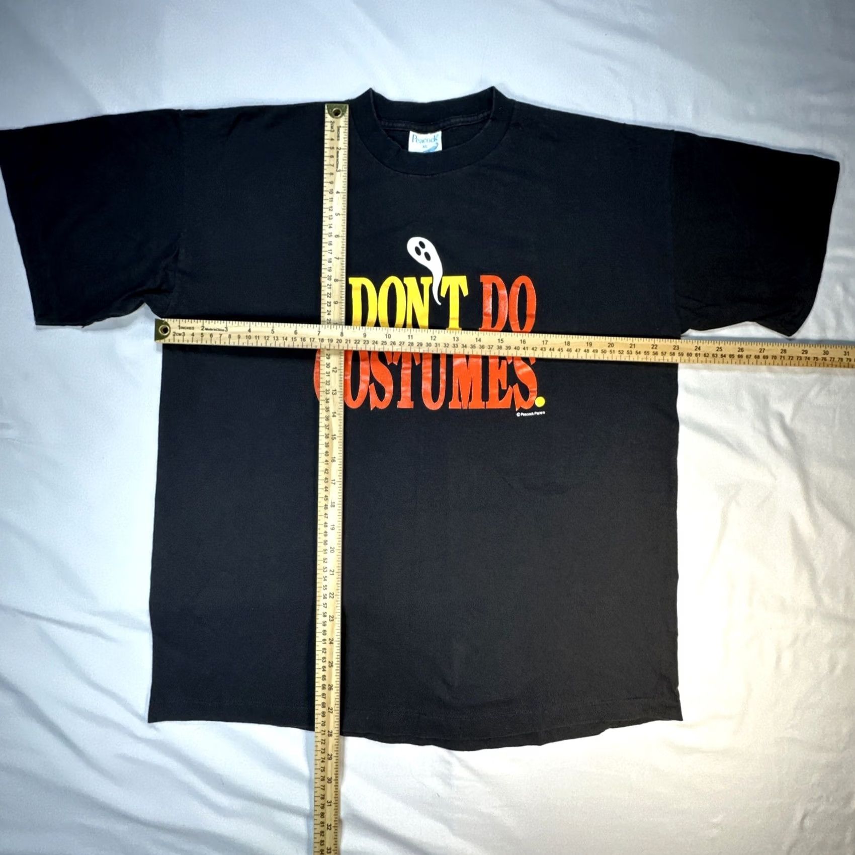 Vintage Vintage XL Black Cotton Tee - 80s Halloween Graphic Shirt Size US XL / EU 56 / 4 - 2 Thumbnail
