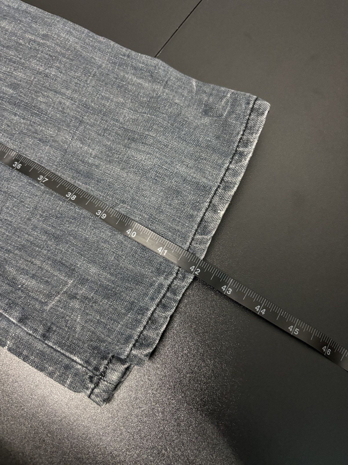 semanticdesign Semanticdesign Distressed Acid Wash Punk Denim Size US 33 - 12 Thumbnail