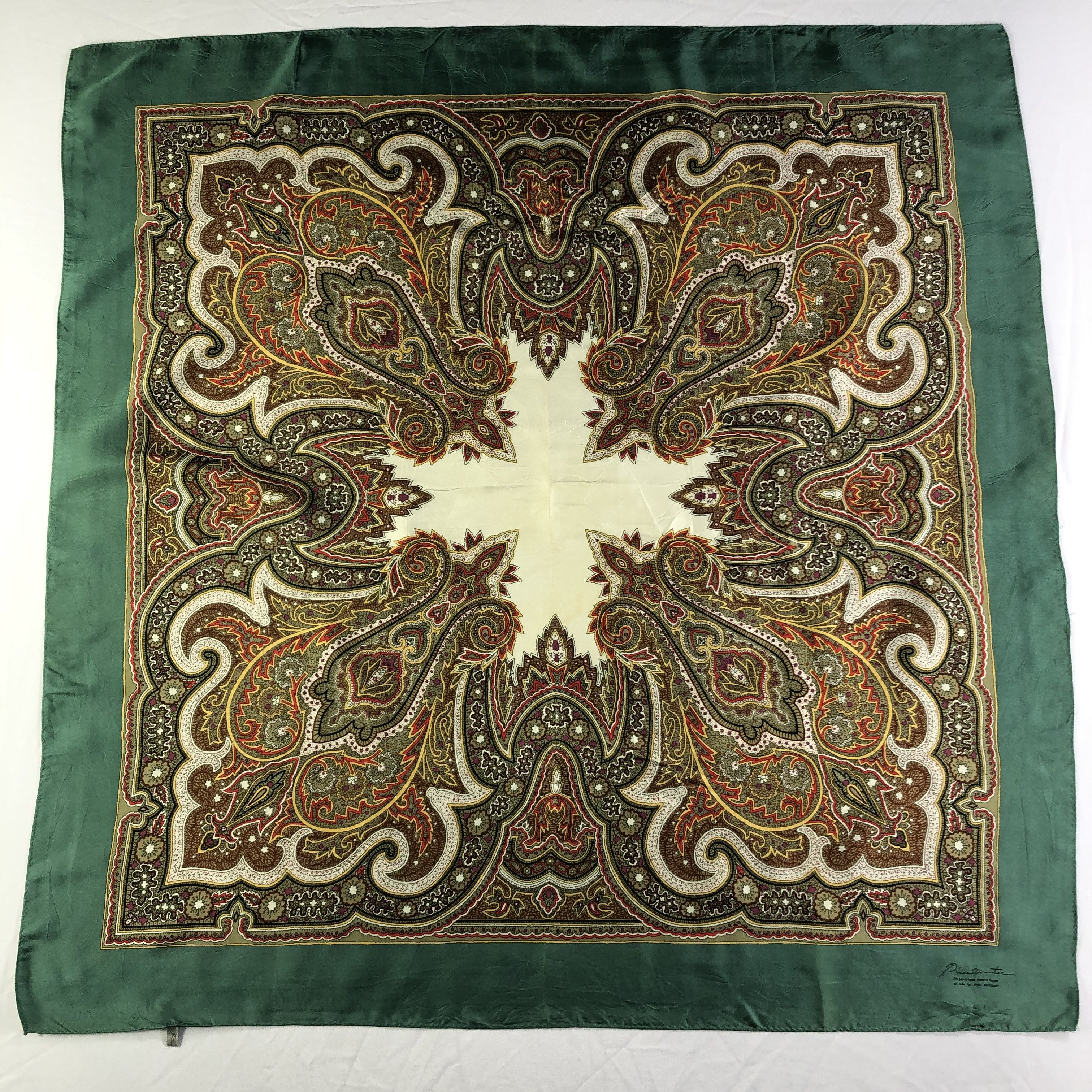 Vintage Vintage Silk Scarf Size ONE SIZE - 2 Thumbnail