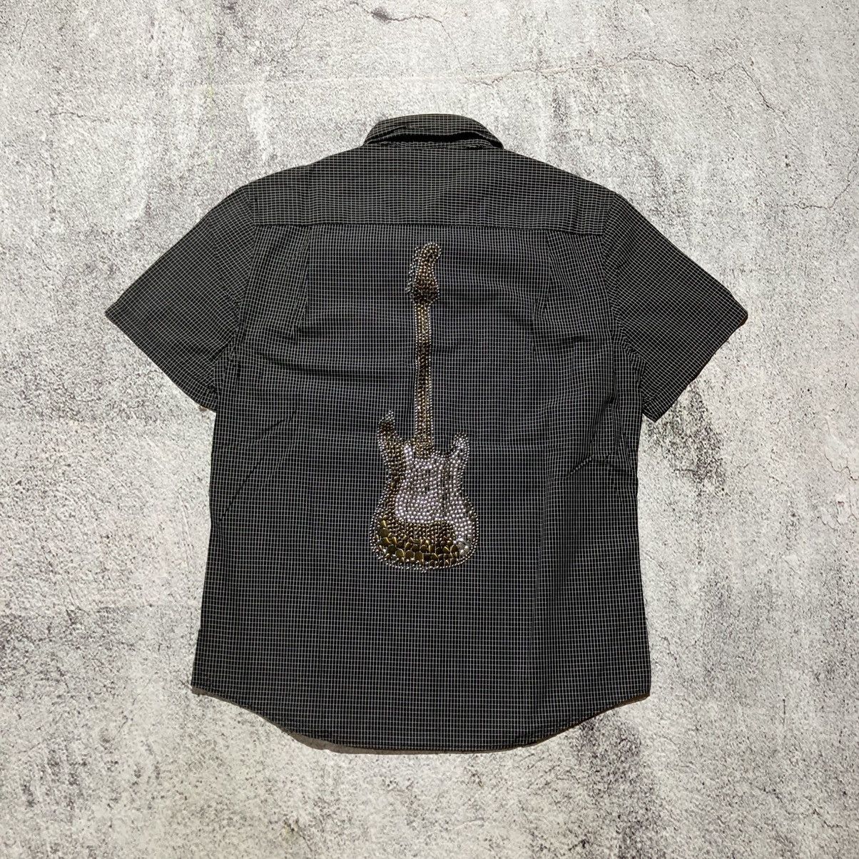 PPFM 2000s PPFM Protector Guitar Beaded Bling Shirt Short Slevee Size US M / EU 48-50 / 2 - 1 Thumbnail