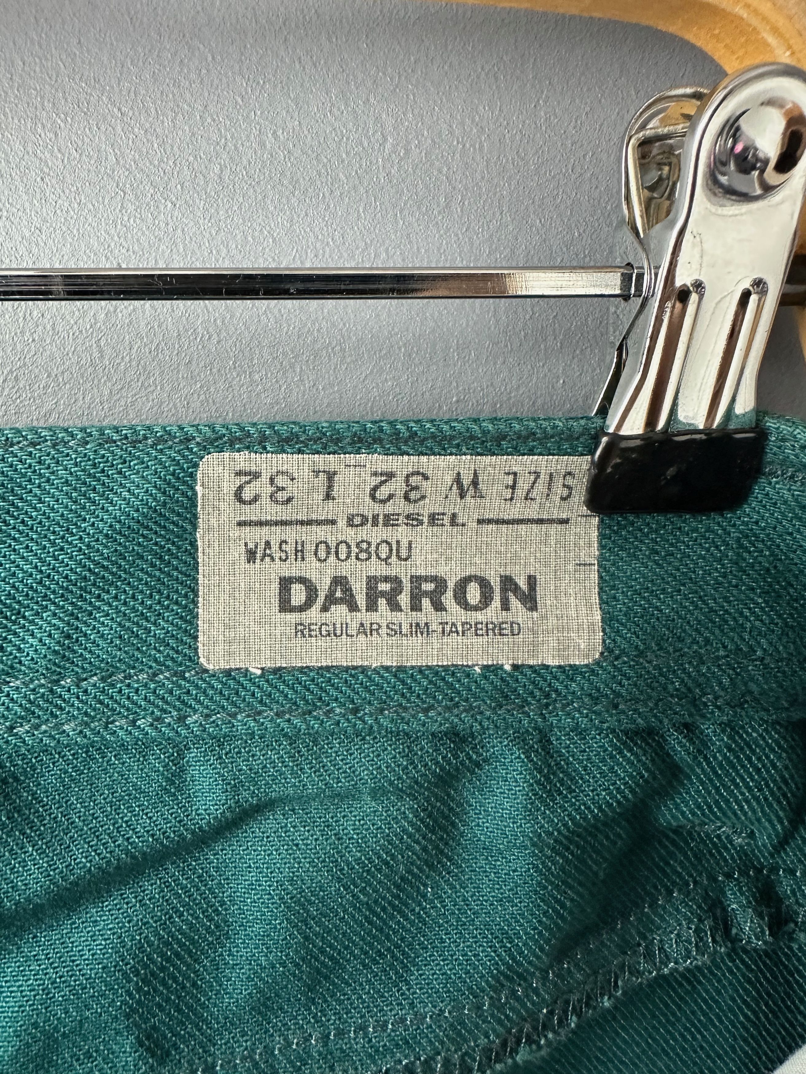 Diesel Diesel Darron 008QU Regular Slim Tapered Jeans Mens 32 x 32 Size US 32 / EU 48 - 7 Thumbnail