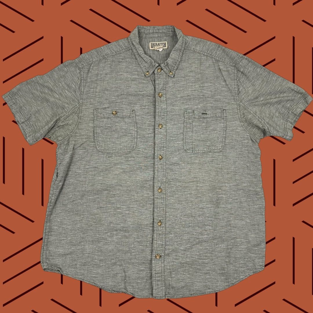 CO Duluth Trading Co Shirt Mens 2XL Green Hemp Organic Cotton Button-Down Workwear Shirt Mens 2XL Green Hemp Organic Cotton Button-Down Workwear Size US XXL / EU 58 / 5 - 1 Thumbnail