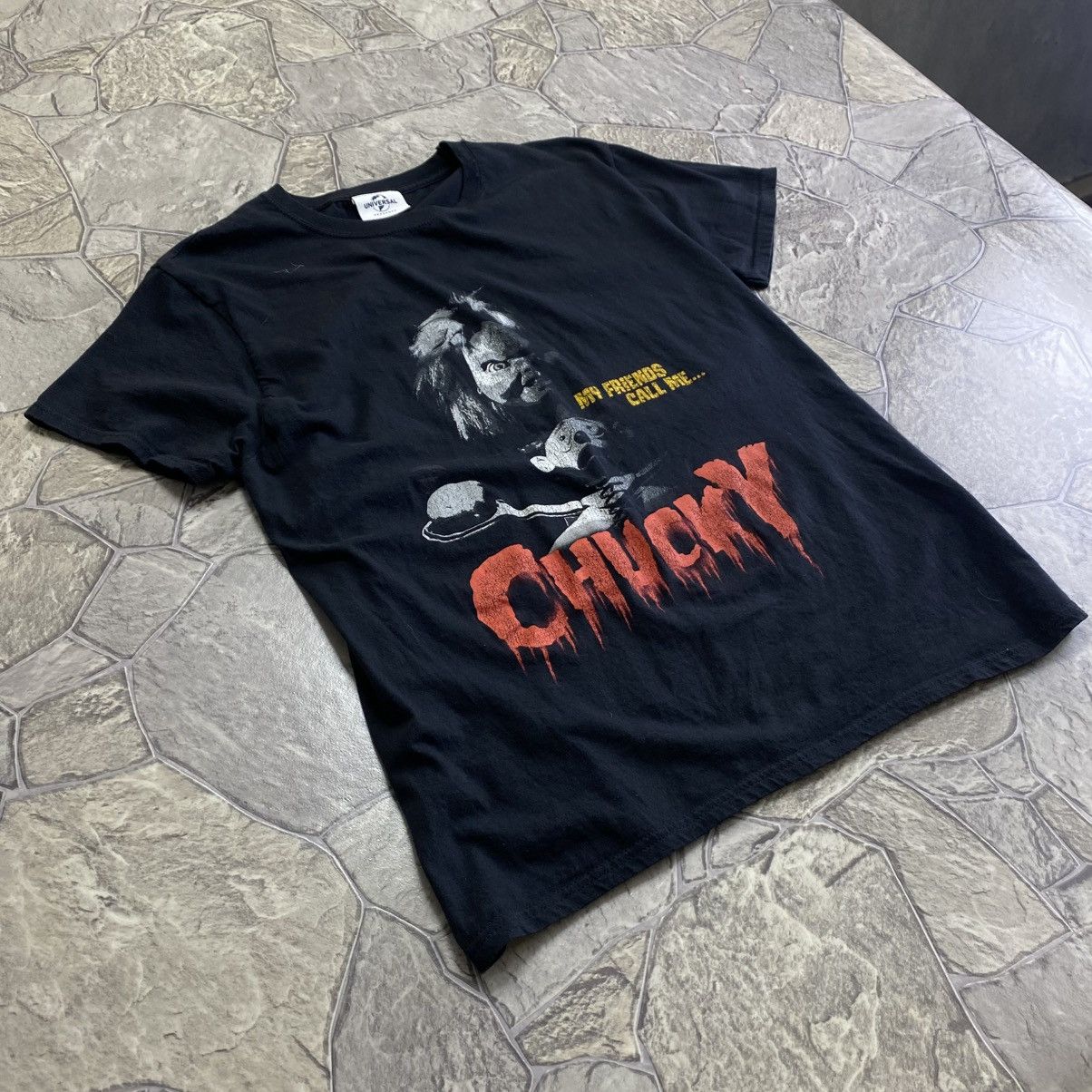 Universal Studios Chucky T-Shirt Big logo Black L Size US L / EU 52-54 / 3 - 3 Thumbnail