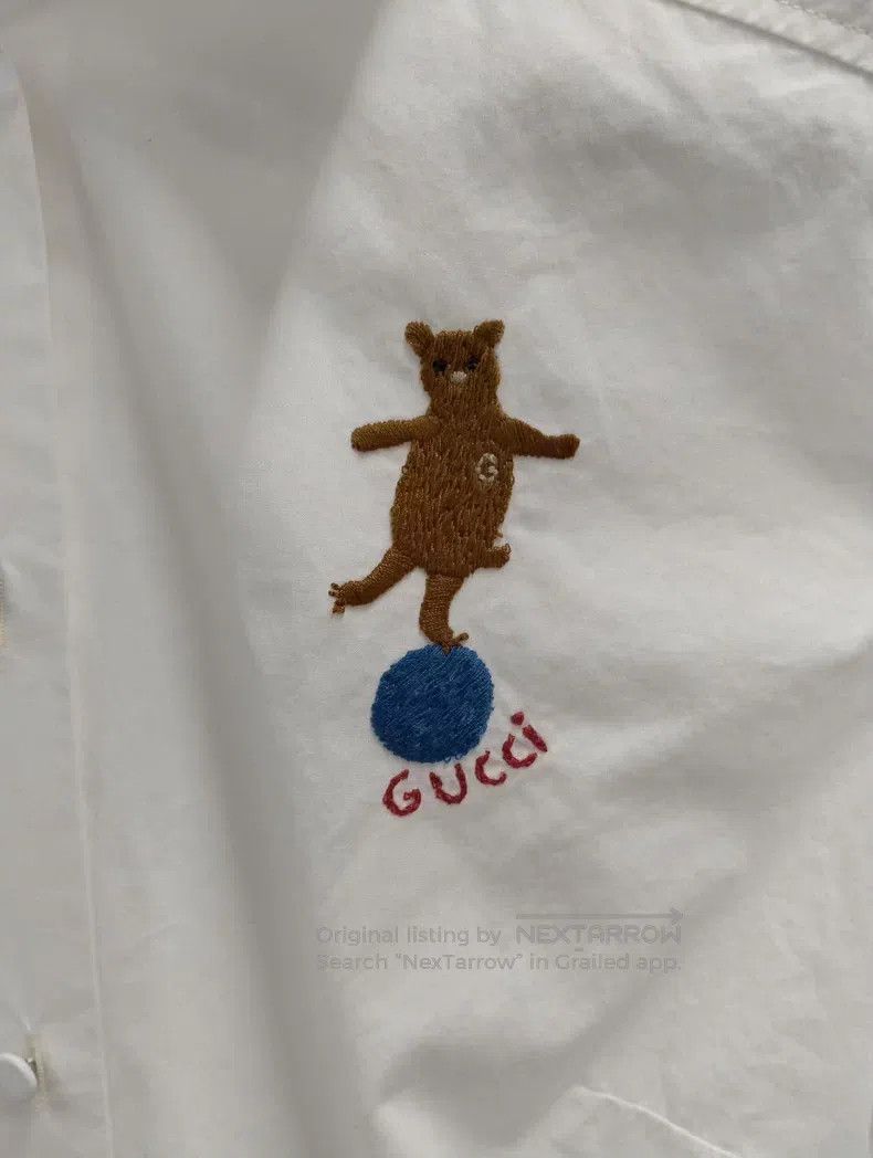 Gucci Gucci White shirt Size S / US 4 / IT 40 - 3 Thumbnail
