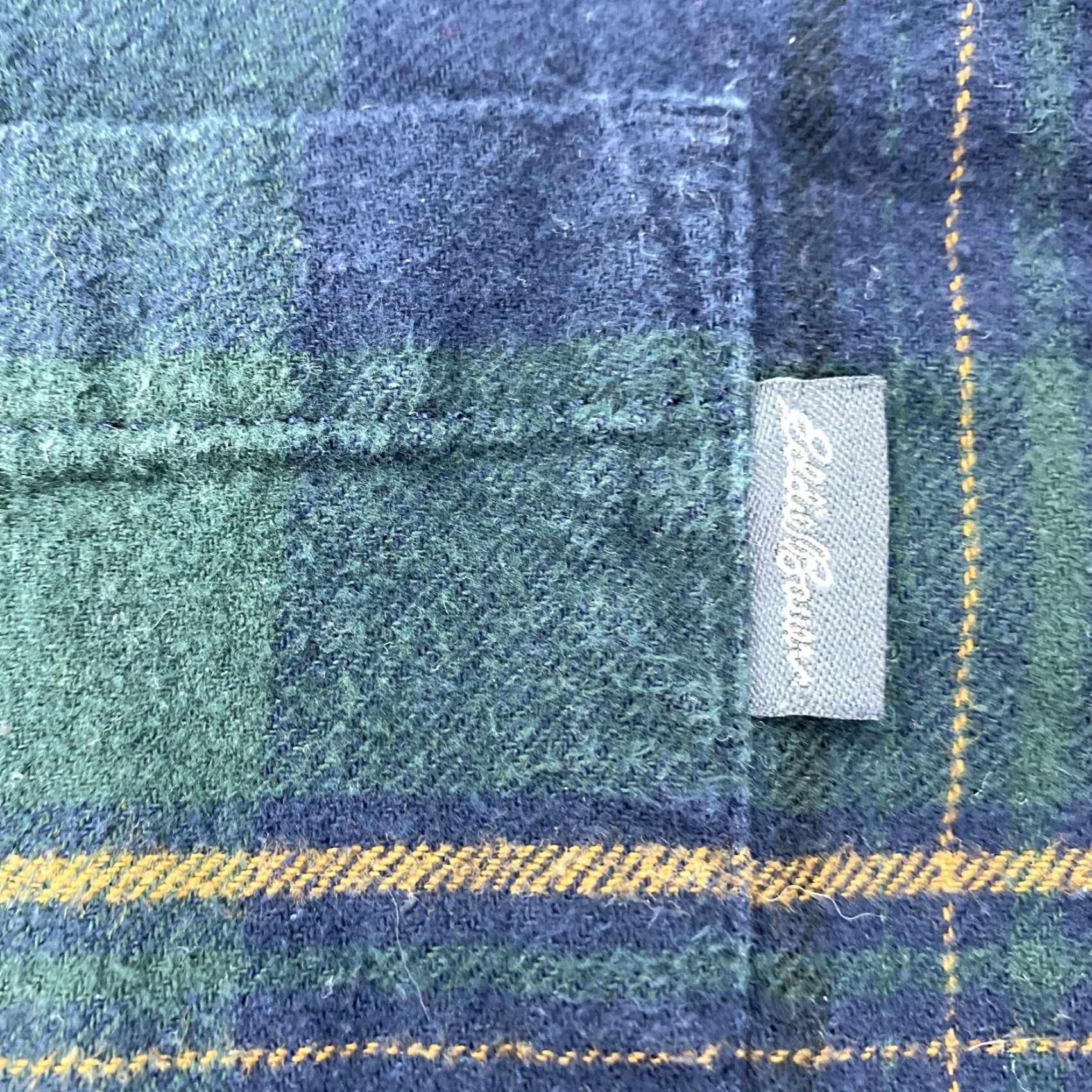 Eddie Bauer EDDIE BAUER Flannel Shirt Mens 2XL Green Blue Plaid Long Sleeve Button-Up Pocket Size US XXL / EU 58 / 5 - 3 Thumbnail