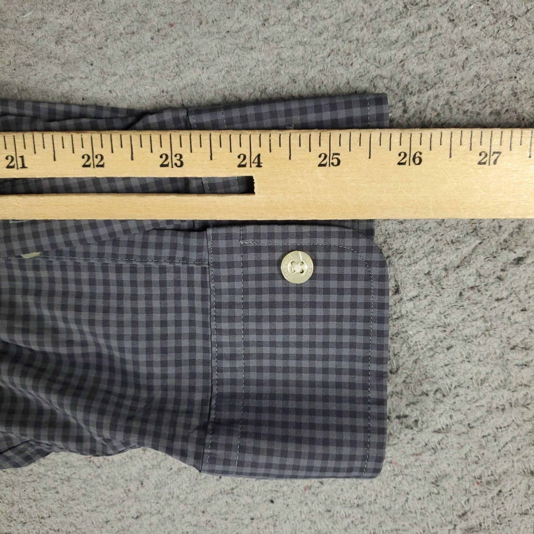 Vineyard Vines Vineyard Vines Shirt Mens XL Gray Check Classic Fit Button Up Long Sleeve Size US XL / EU 56 / 4 - 7 Thumbnail