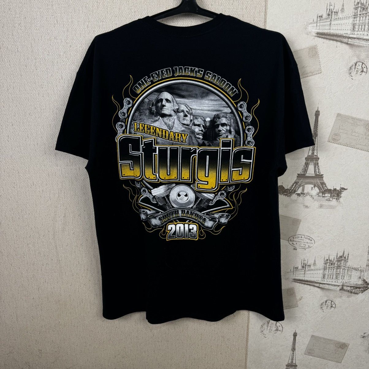 Harley Davidson × Vintage Vintage Sturgis Motorcycle Rally South Dakota XL Black Size US XL / EU 56 / 4 - 16 Thumbnail