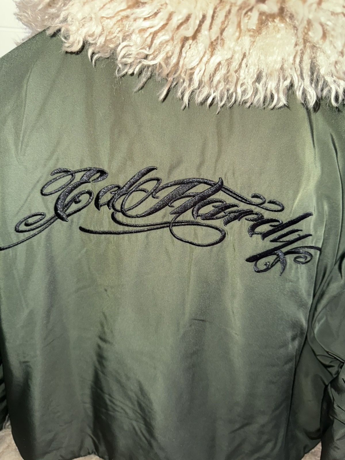 Ed Hardy Ed Hardy Phoenix Fur Jacket Size L / US 10 / IT 46 - 4 Thumbnail