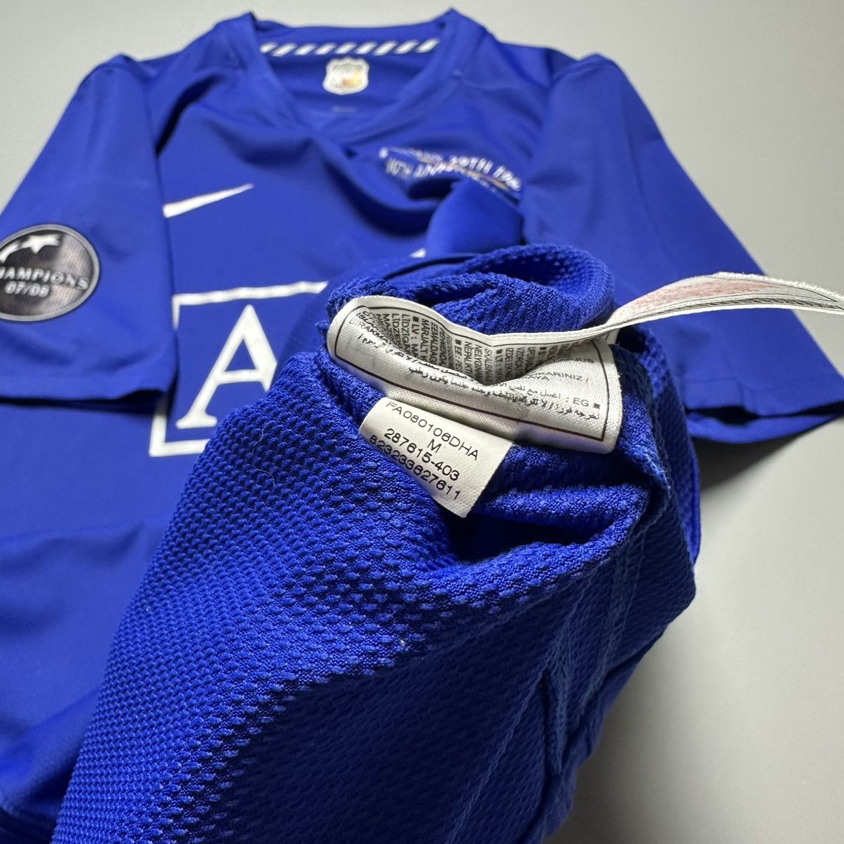 Nike MAN UNITED NIKE 2008/2009 FOOTBALL AWAY JERSEY #7 RONALDO Size US M / EU 48-50 / 2 - 15 Thumbnail