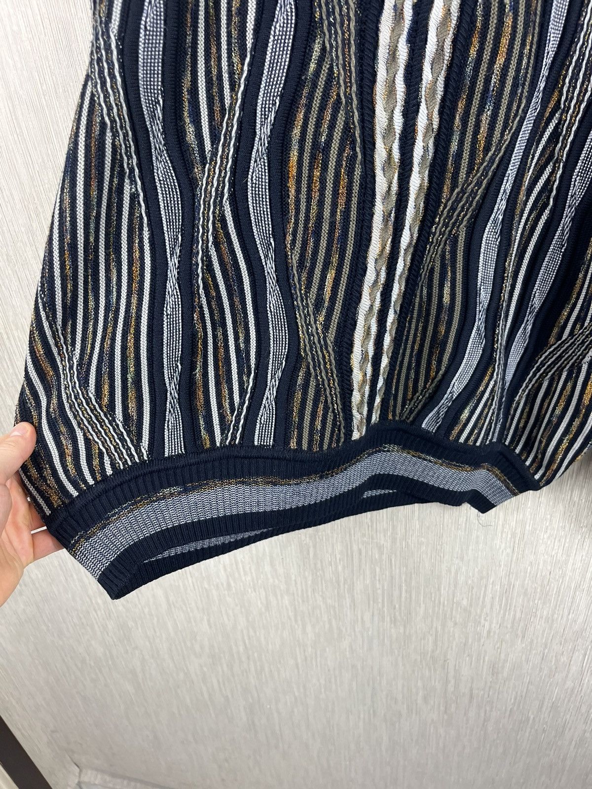 Coogi × Vintage Vintage HP Roessler coogi 3D boxy knit sweater knitted y2k Size US M / EU 48-50 / 2 - 15 Thumbnail