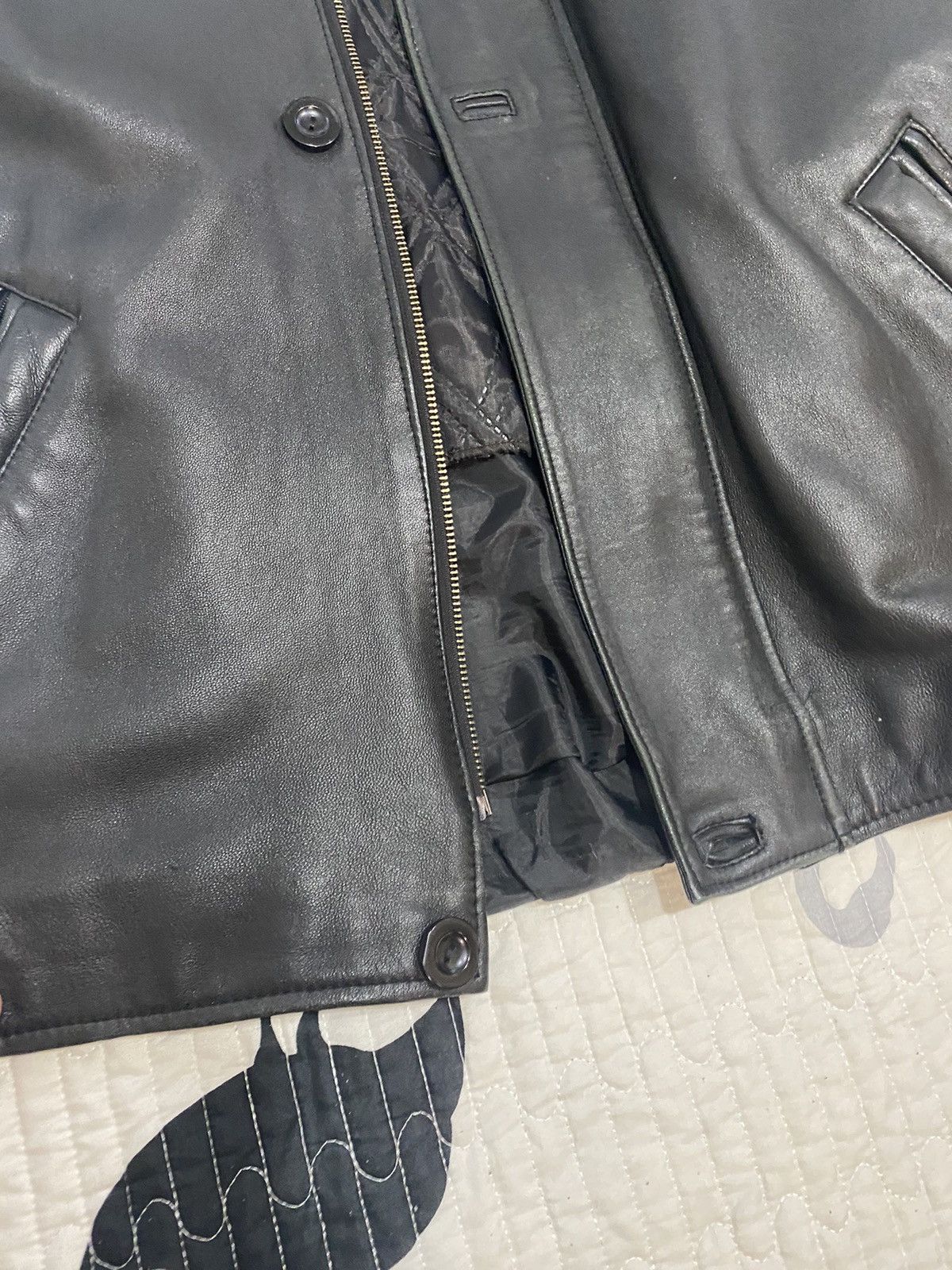 14th Addiction Leather Fur 14TH Addiction Coat Jacket vest avant garde Size US L / EU 52-54 / 3 - 20 Thumbnail